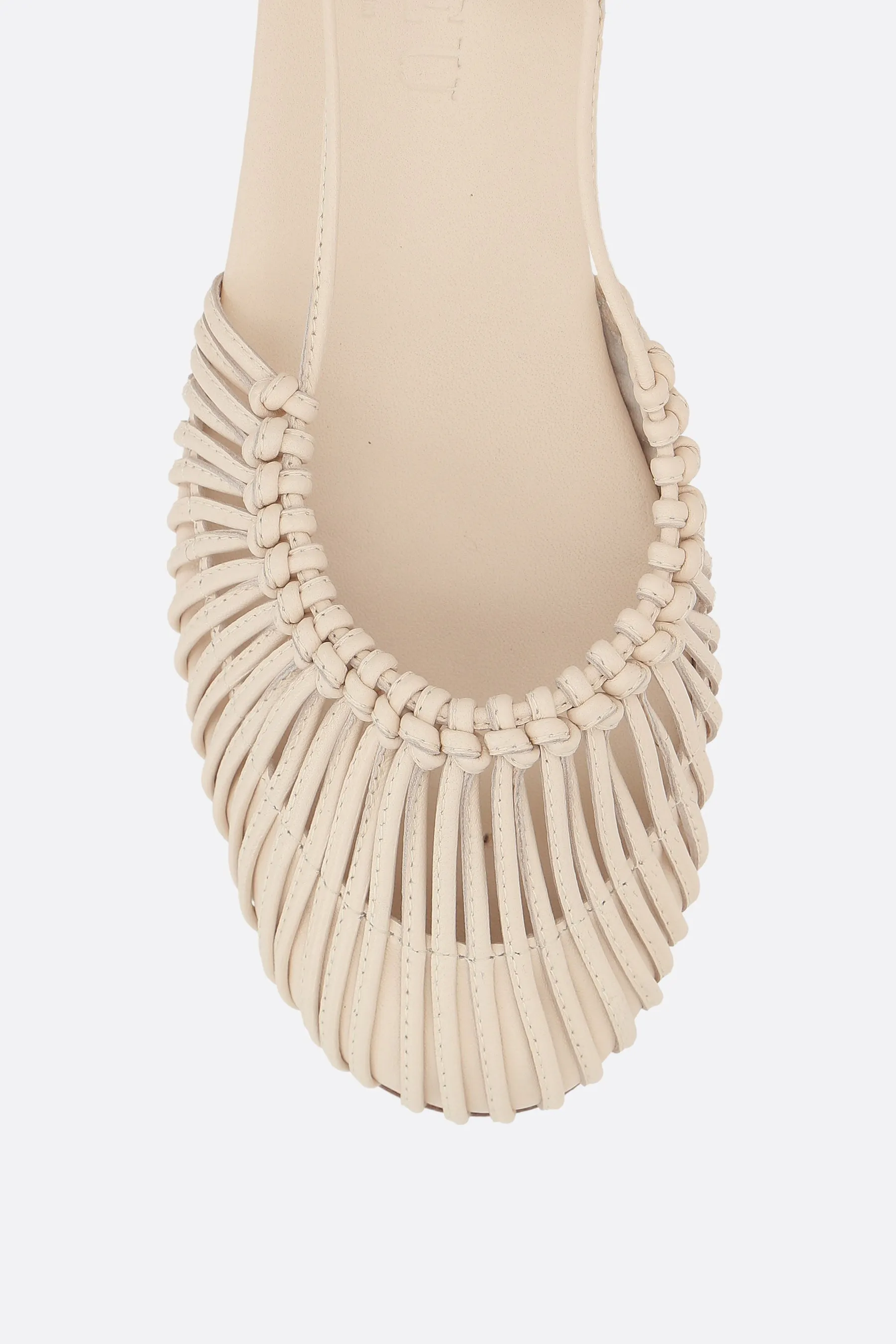Mantera flat sandals in nappa