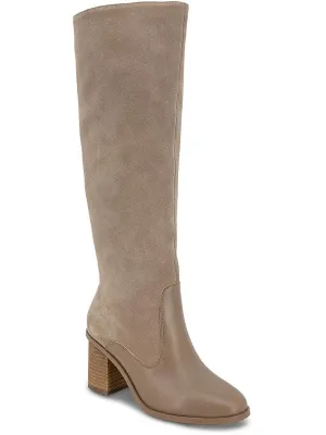 Meadow Womens Suede Tall Knee-High Boots