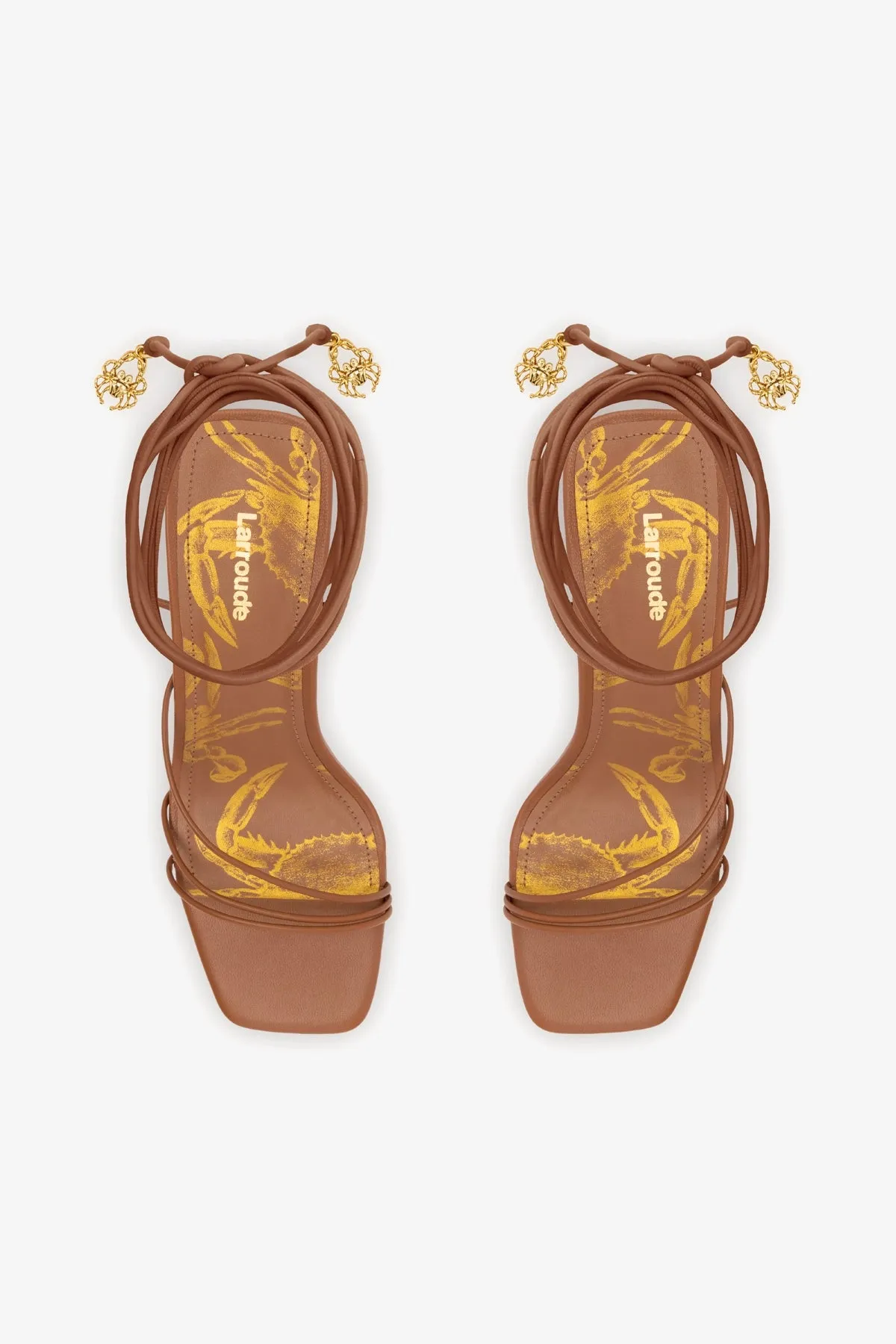 Nadia Sandal In Caramel Leather