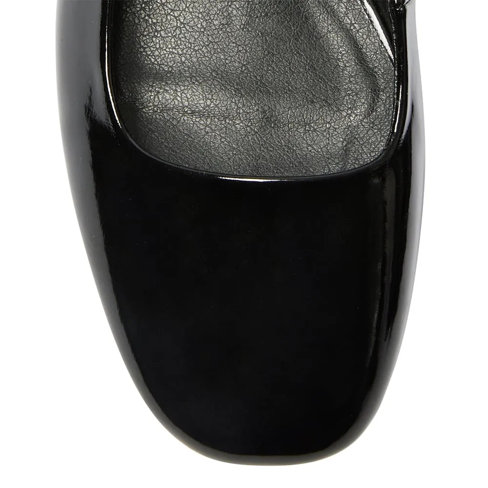 Natasha Heel in Black Patent