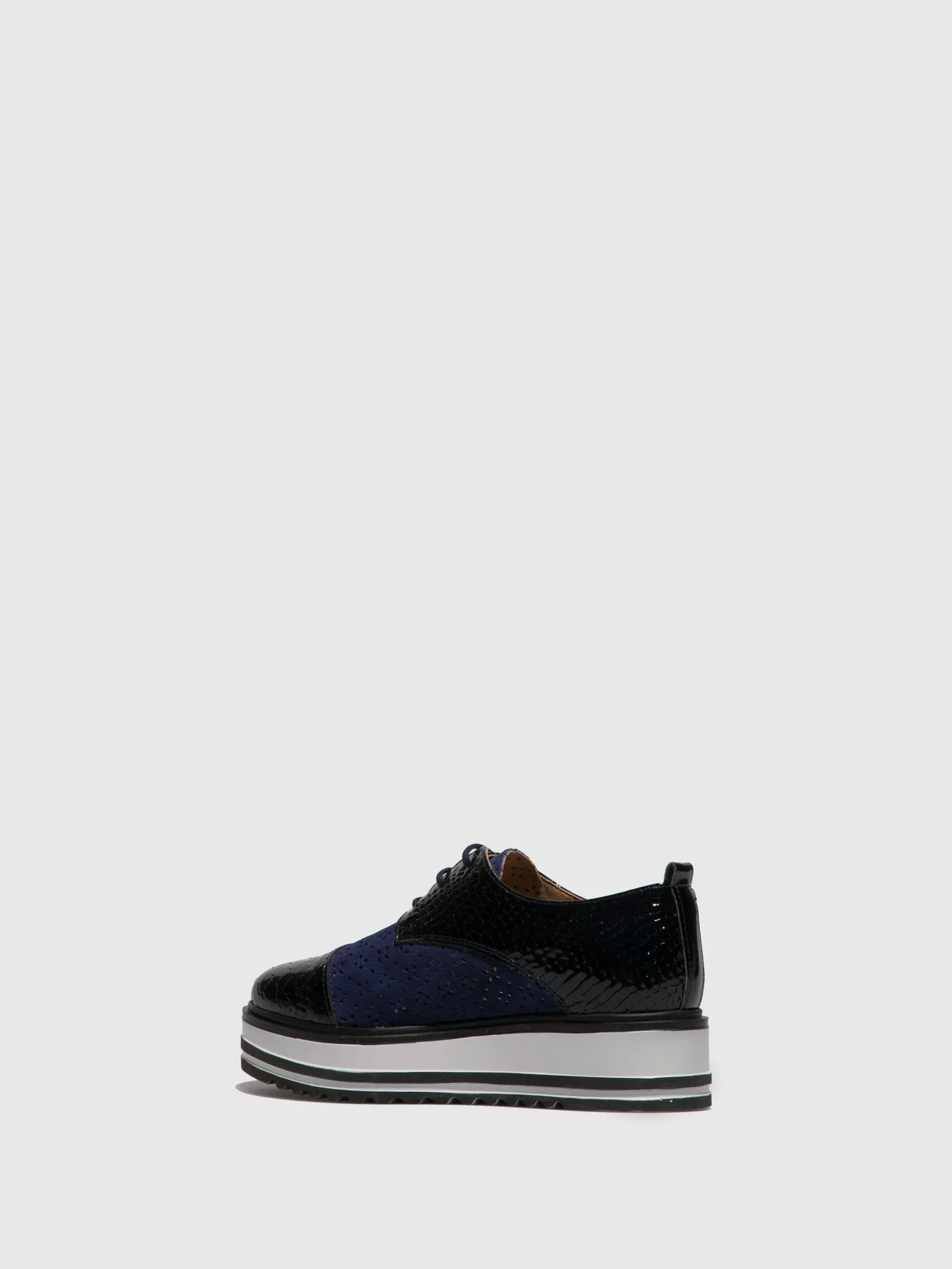 Navy Lace-up Shoes