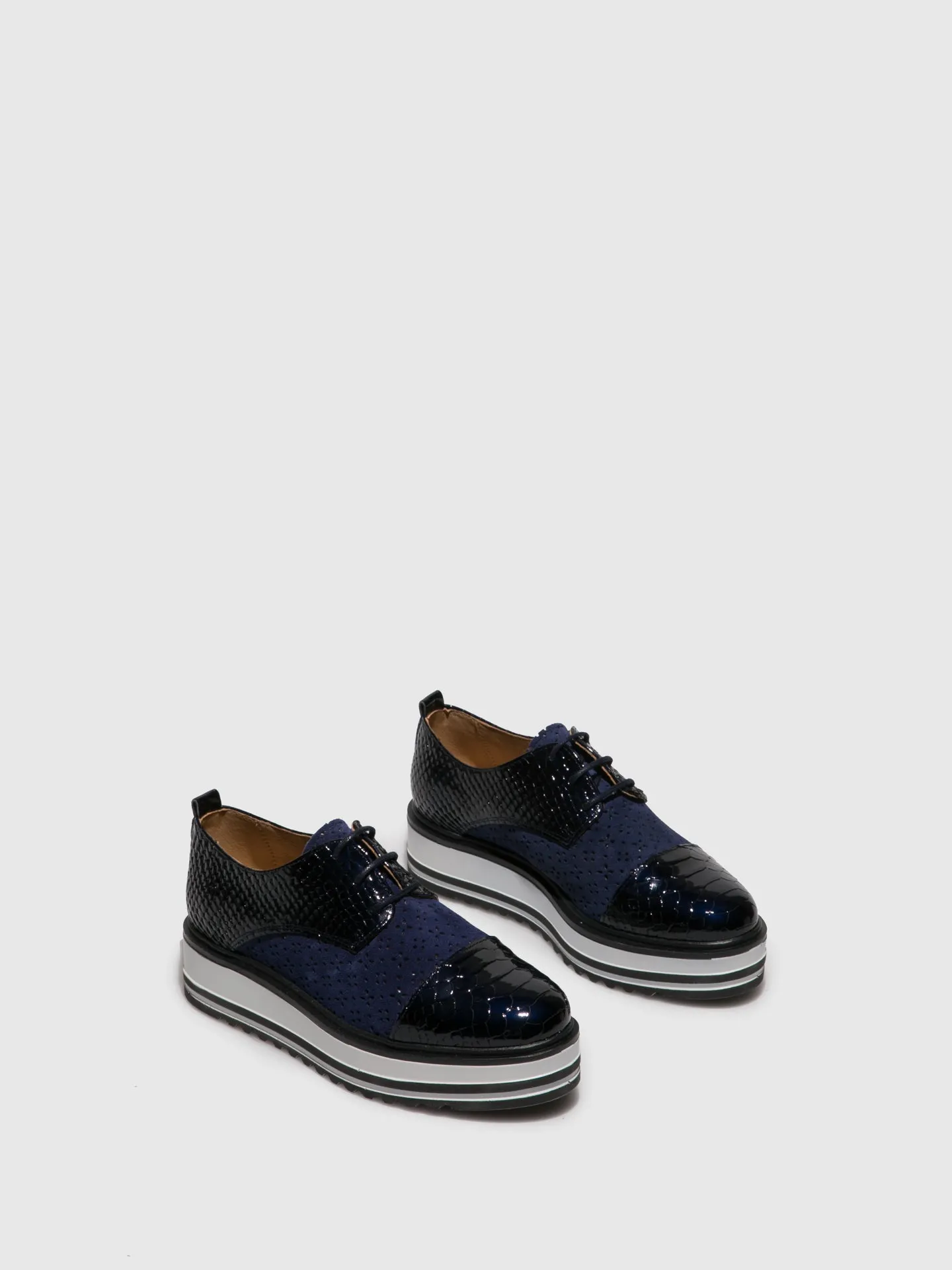 Navy Lace-up Shoes
