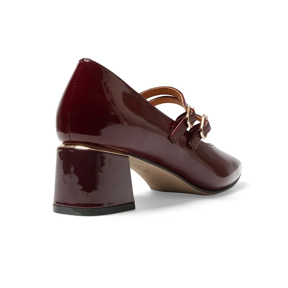 Pisa Heel in Wine Patent