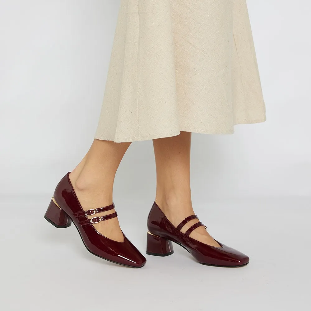Pisa Heel in Wine Patent