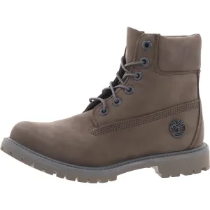 Premium 6" Womens Lace-Up Leather Combat & Lace-Up Boots