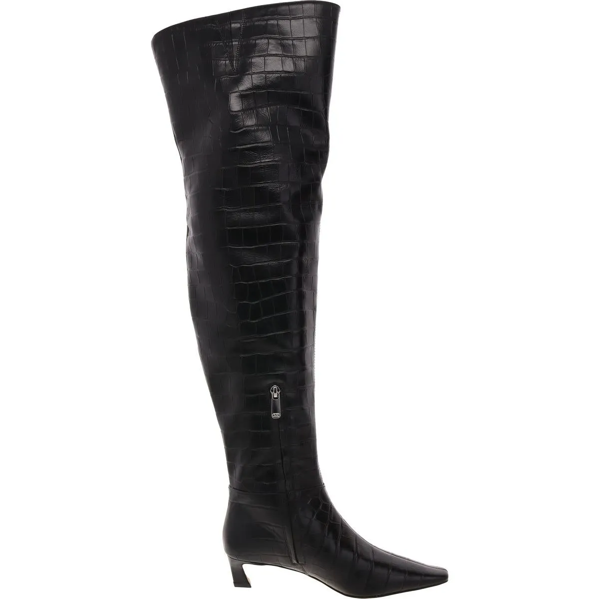 PV24E Womens Embossed Over-The-Knee Boots