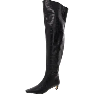 PV24E Womens Embossed Over-The-Knee Boots