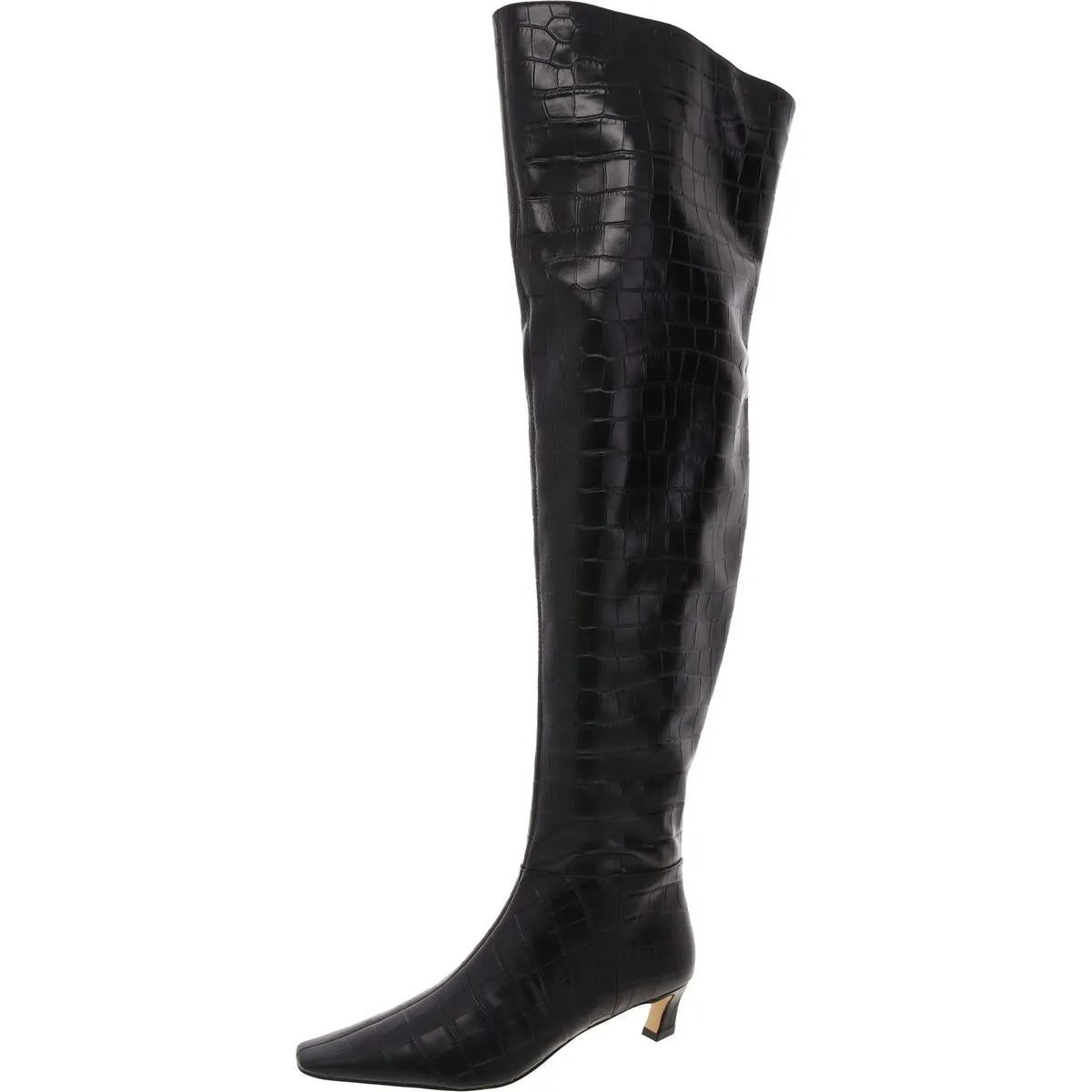 PV24E Womens Embossed Over-The-Knee Boots