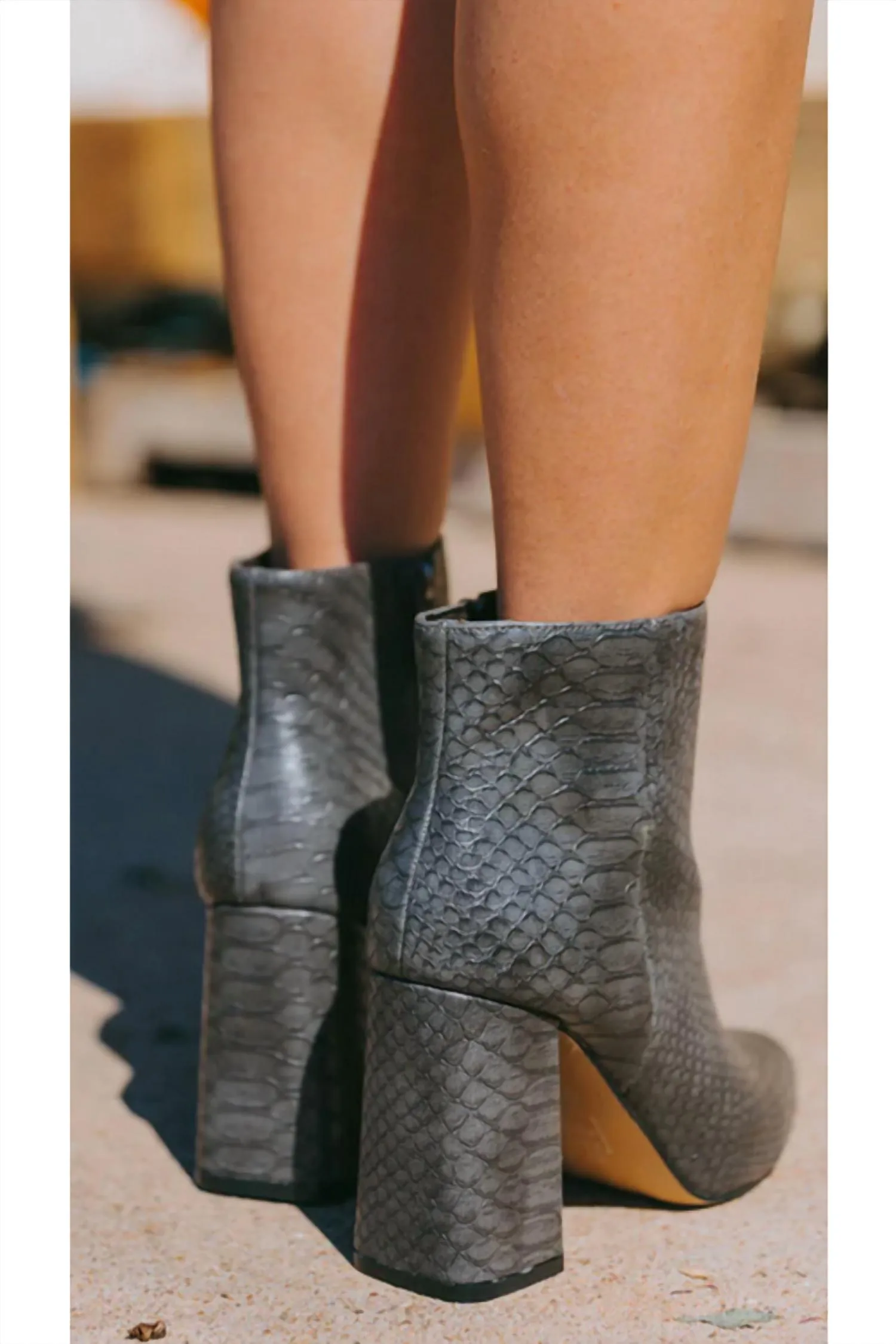 Ryanne Booties In Dark Gray