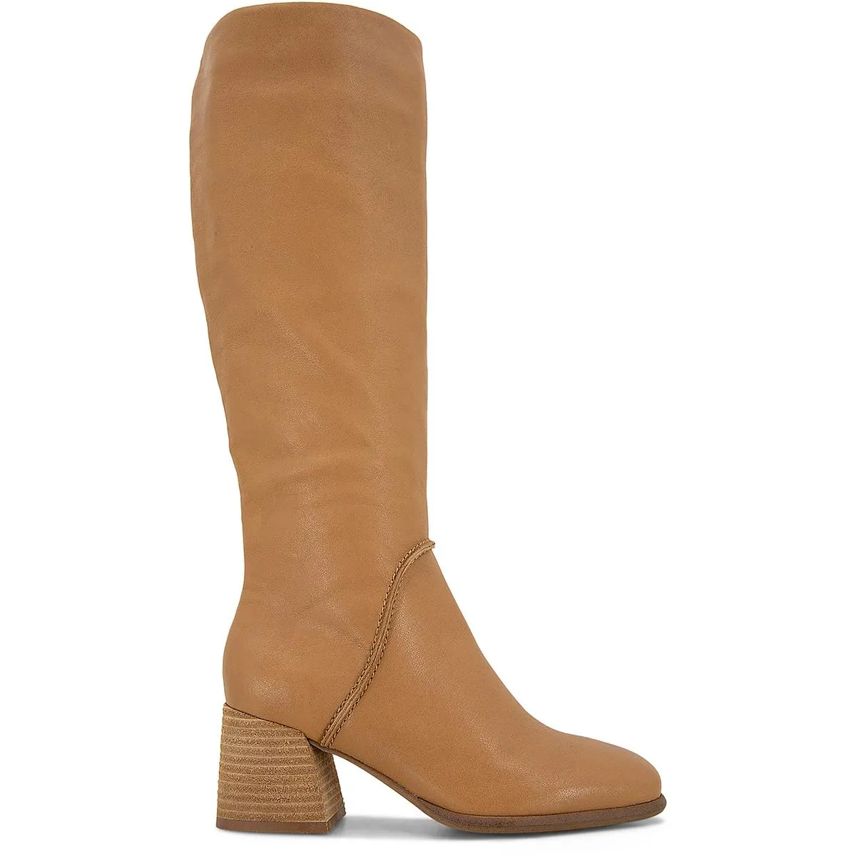 Sacha Womens Leather Knee-High Boots