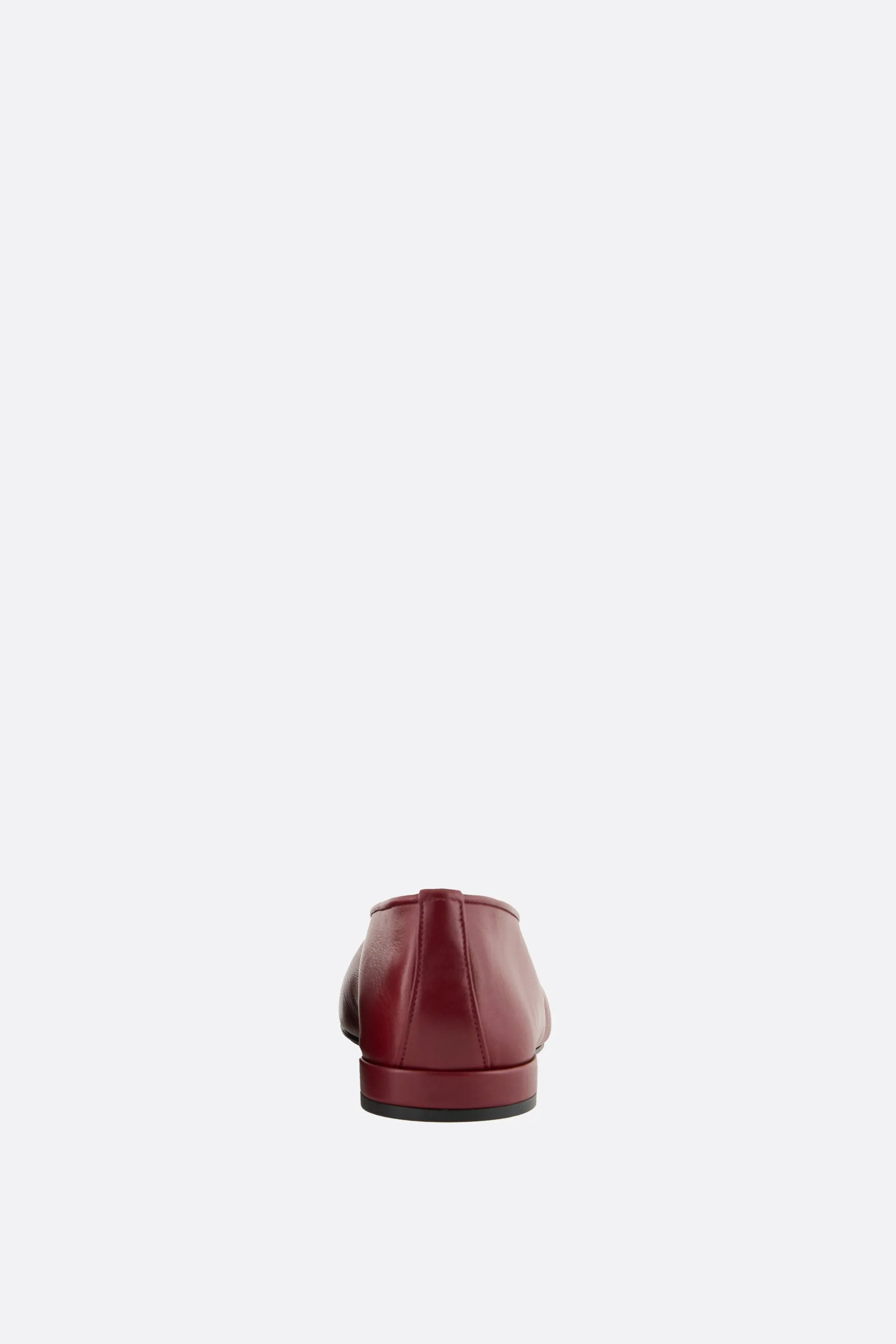 smooth leather ballerinas