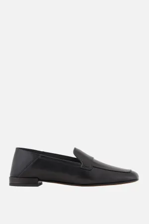 smooth leather loafers