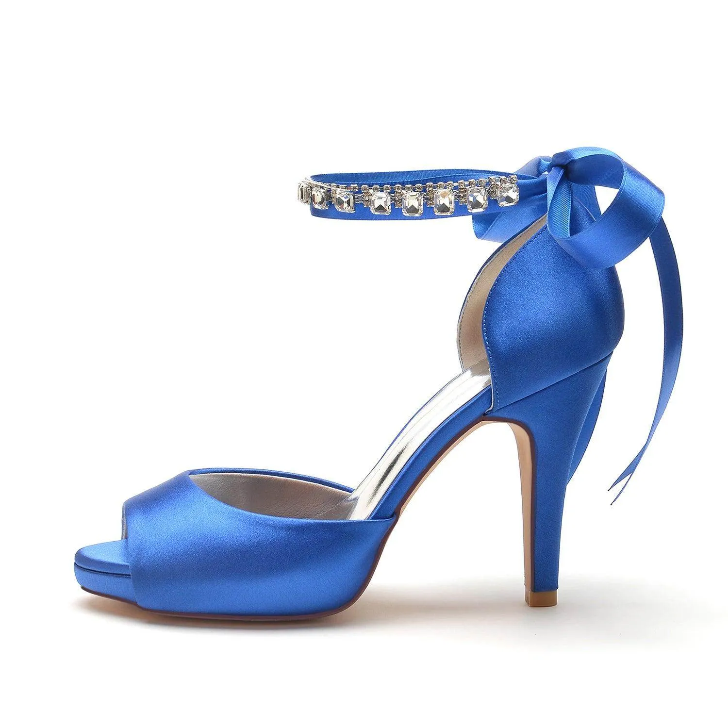 Stiletto Heel 10cm Silk-Like Shoes CK0353