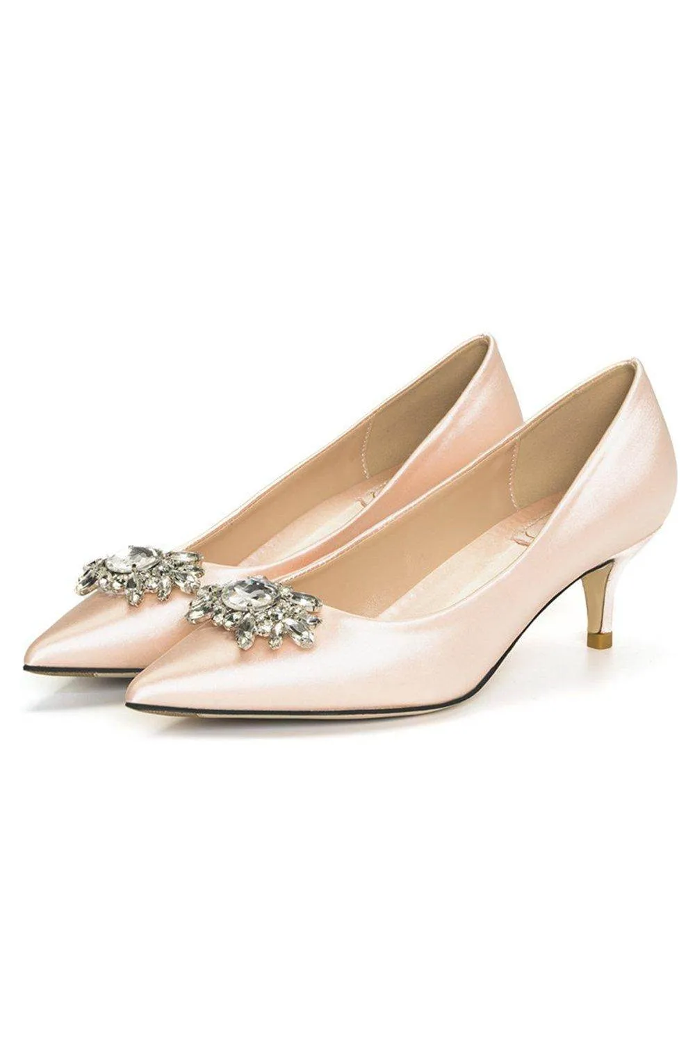 Stiletto Heel 5cm Satin Heels Bridal Shoes CK0109