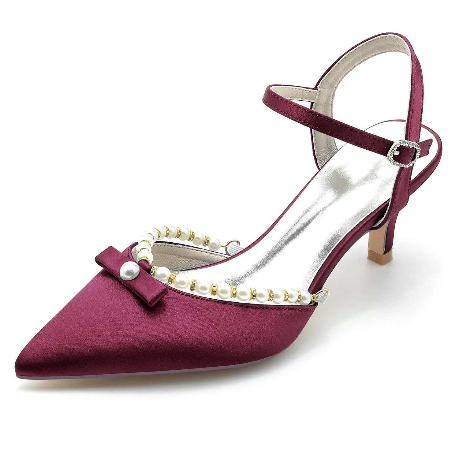 Stiletto Heel 6cm Silk-Like Shoes CK0207