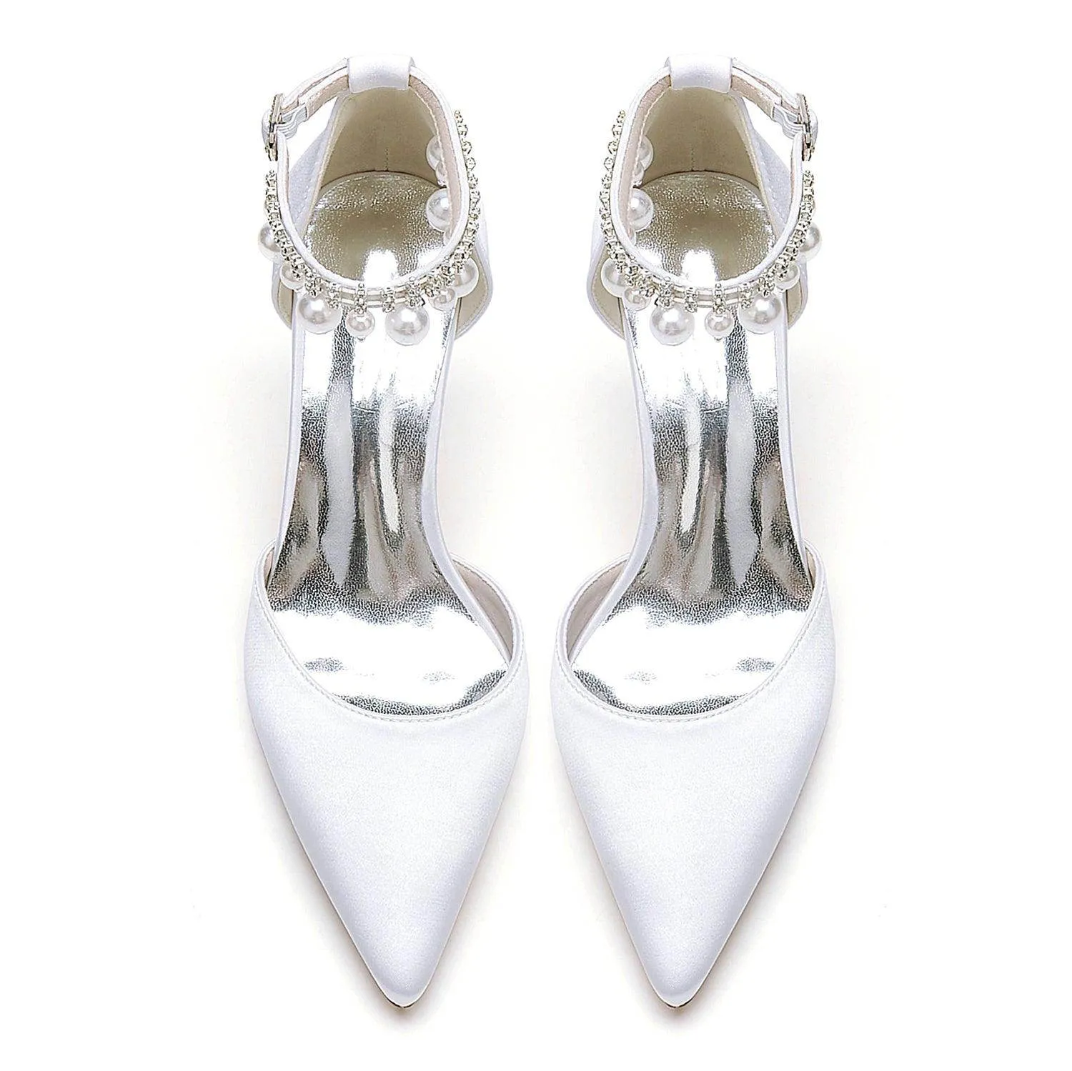 Stiletto Heel 6cm Silk-Like Shoes CK0421