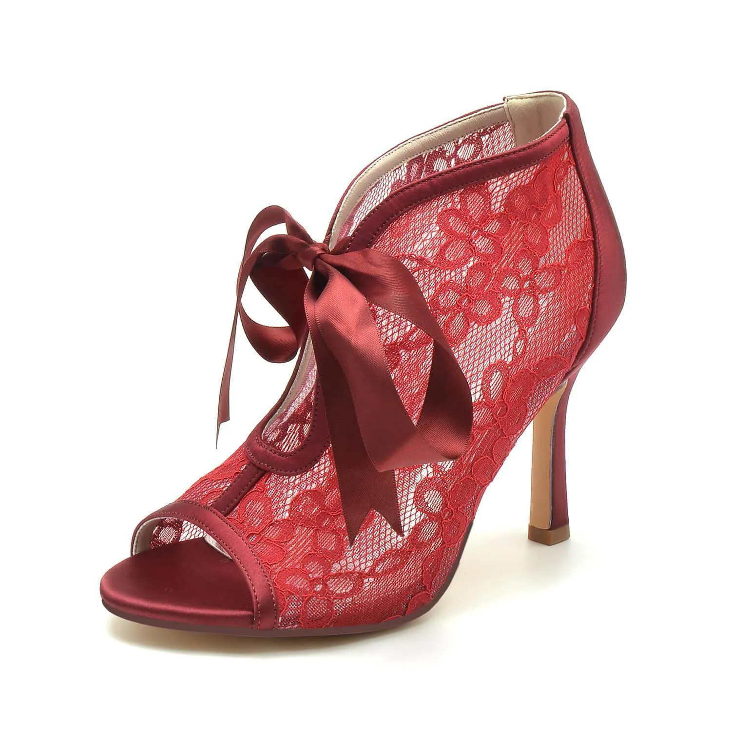 Stiletto Heel 9.5cm Lace Shoes CK0345