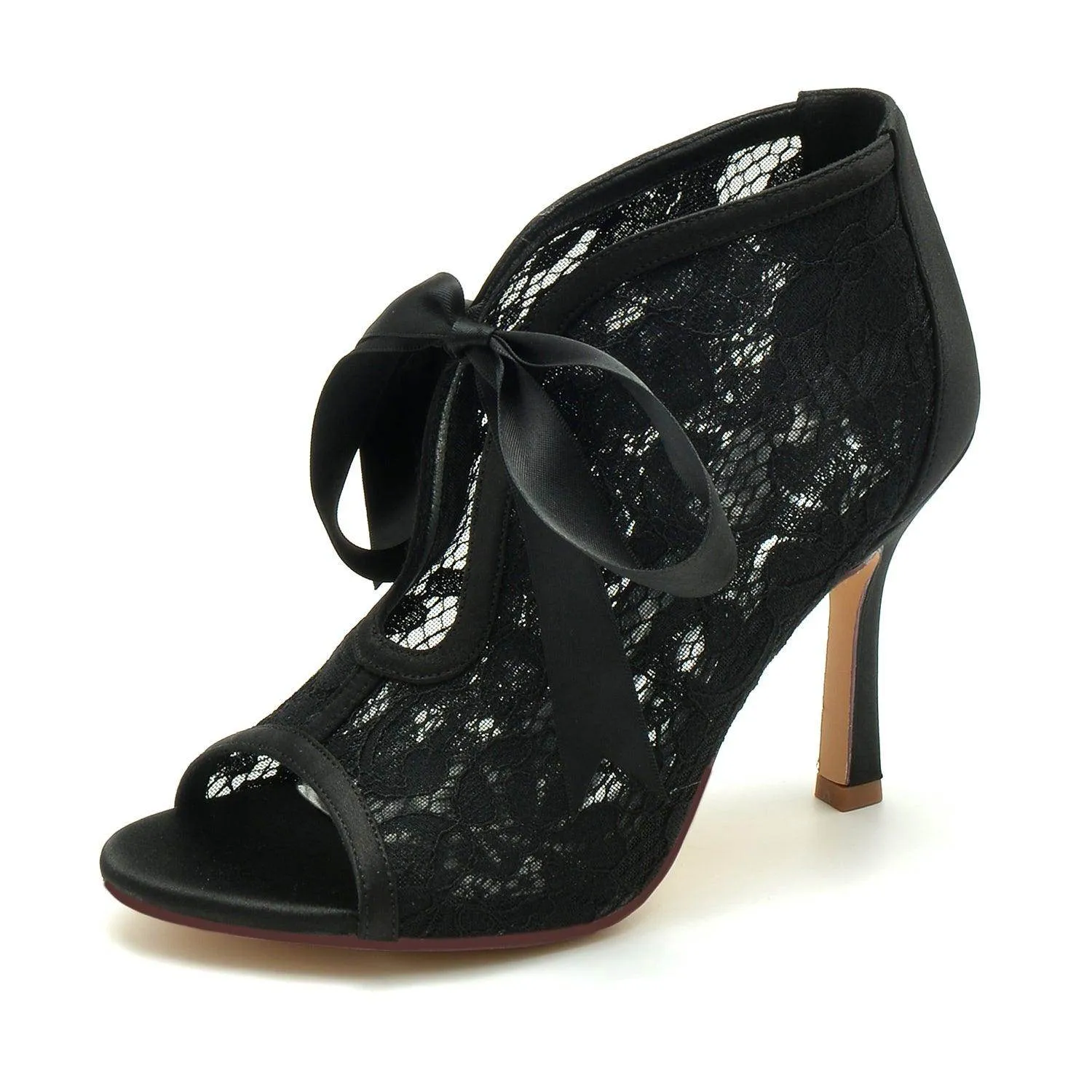 Stiletto Heel 9.5cm Lace Shoes CK0345