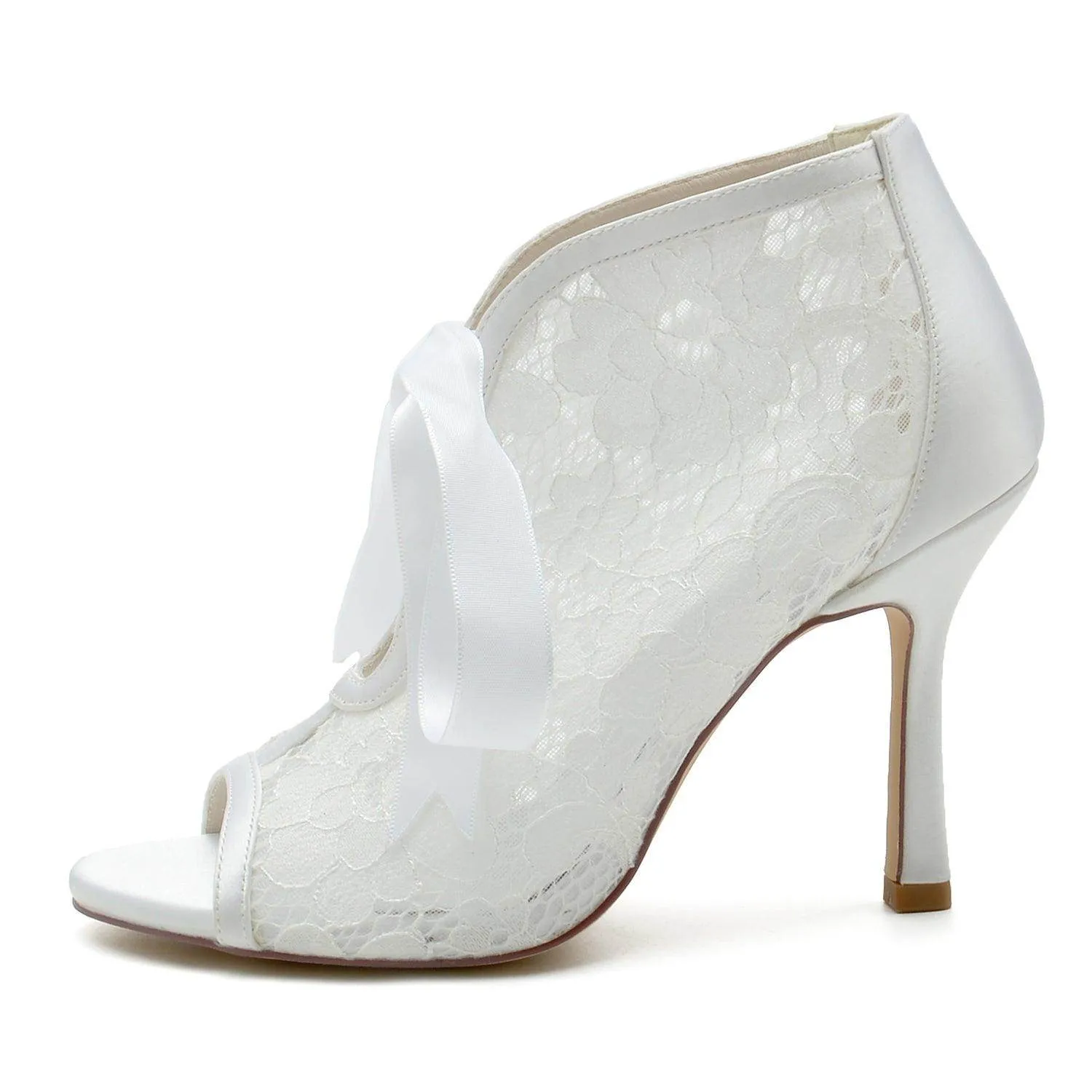 Stiletto Heel 9.5cm Lace Shoes CK0345