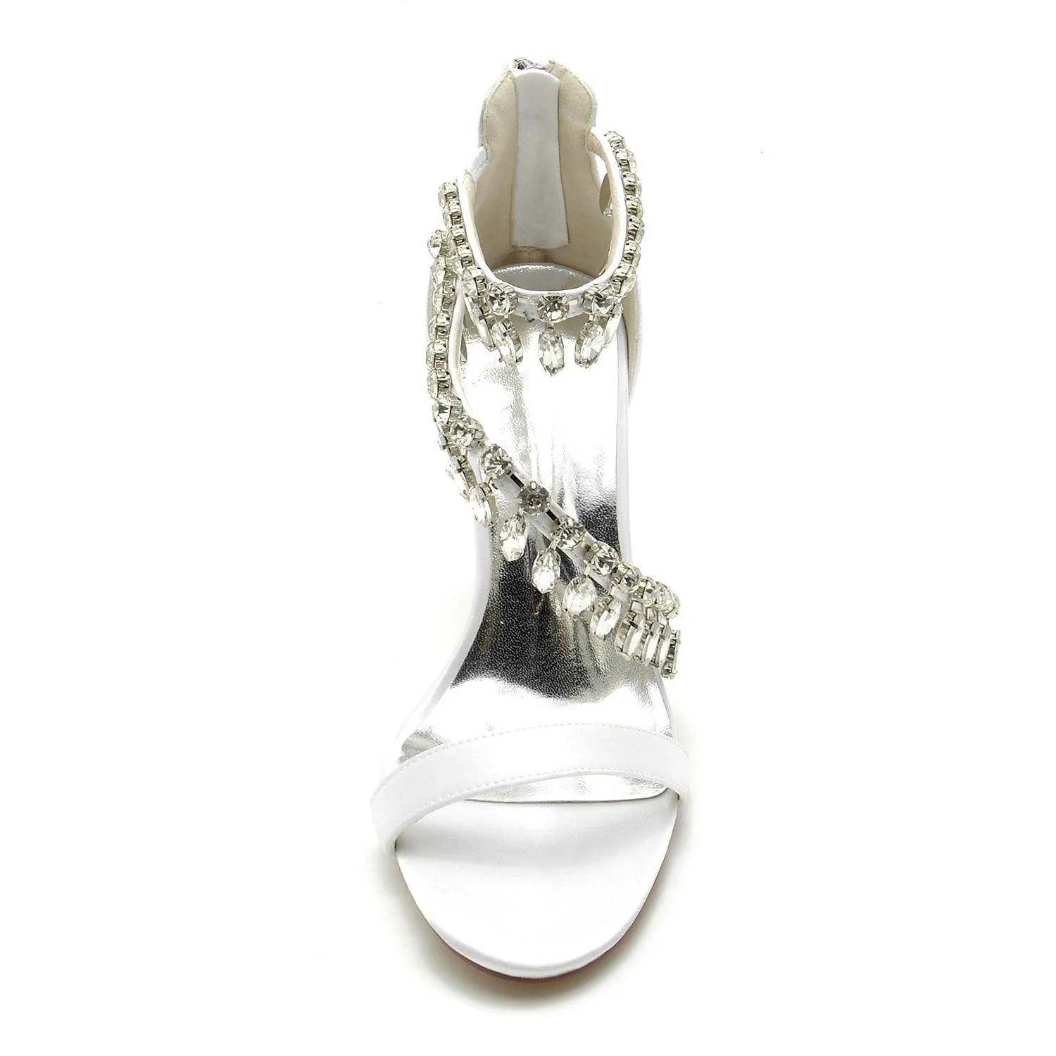Stiletto Heel 9.5cm Silk-Like Shoes CK0332