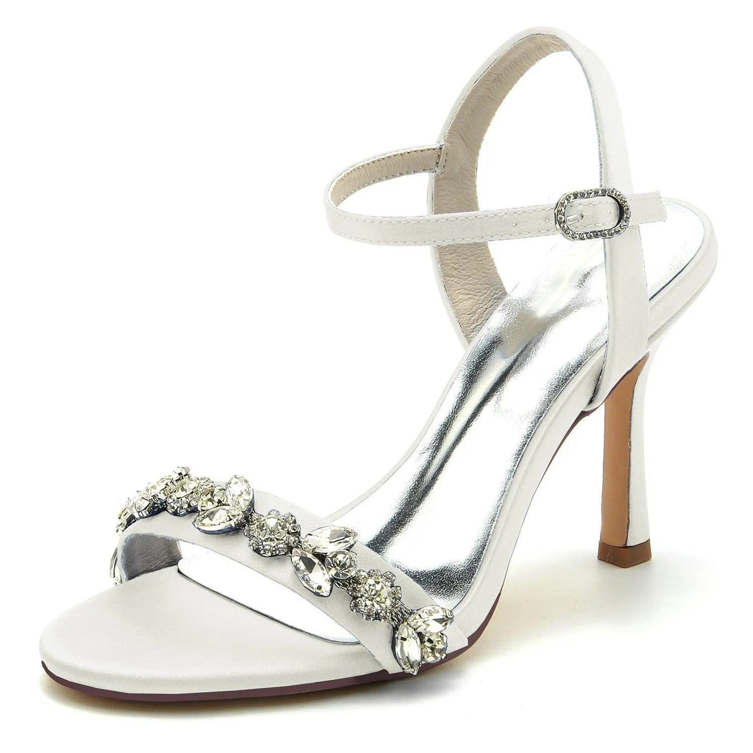 Stiletto Heel 9.5cm Silk-Like Shoes CK0339