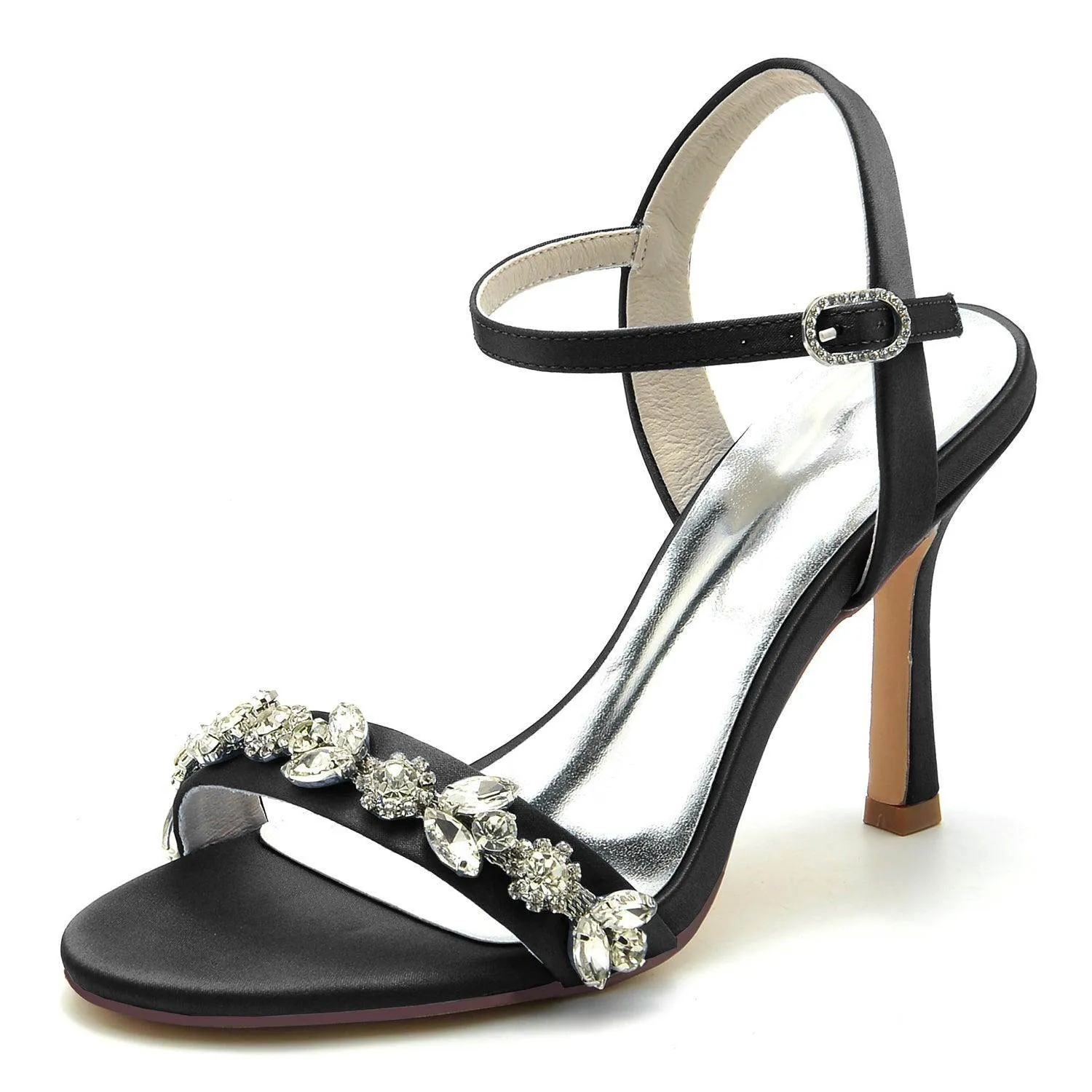 Stiletto Heel 9.5cm Silk-Like Shoes CK0339