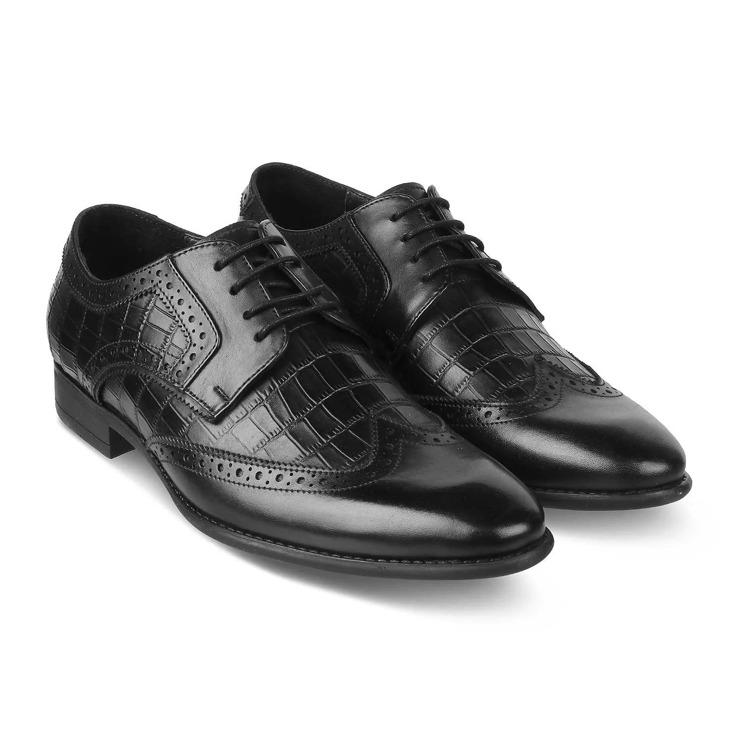 The Broco Black Men's Lace Ups Tresmode
