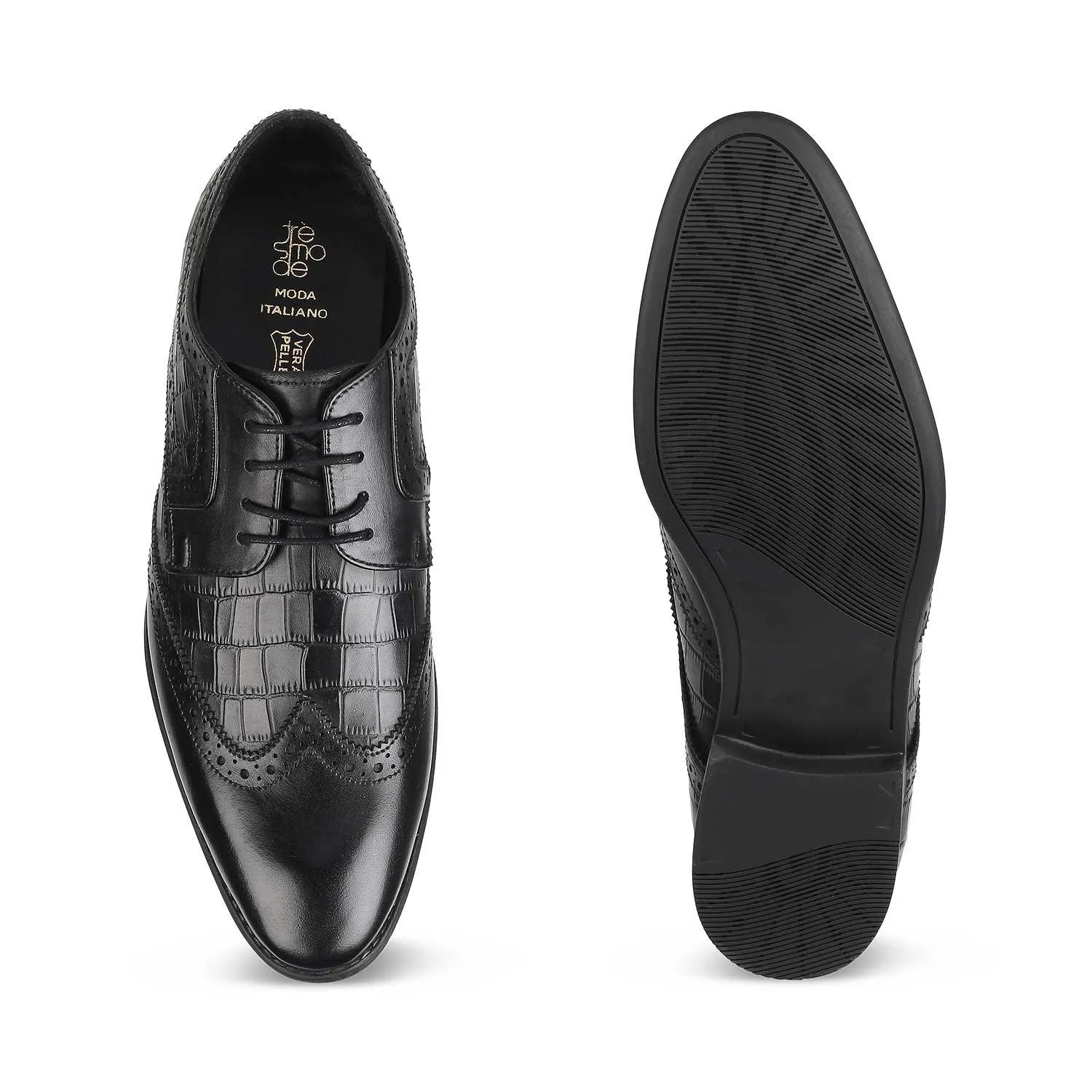 The Broco Black Men's Lace Ups Tresmode