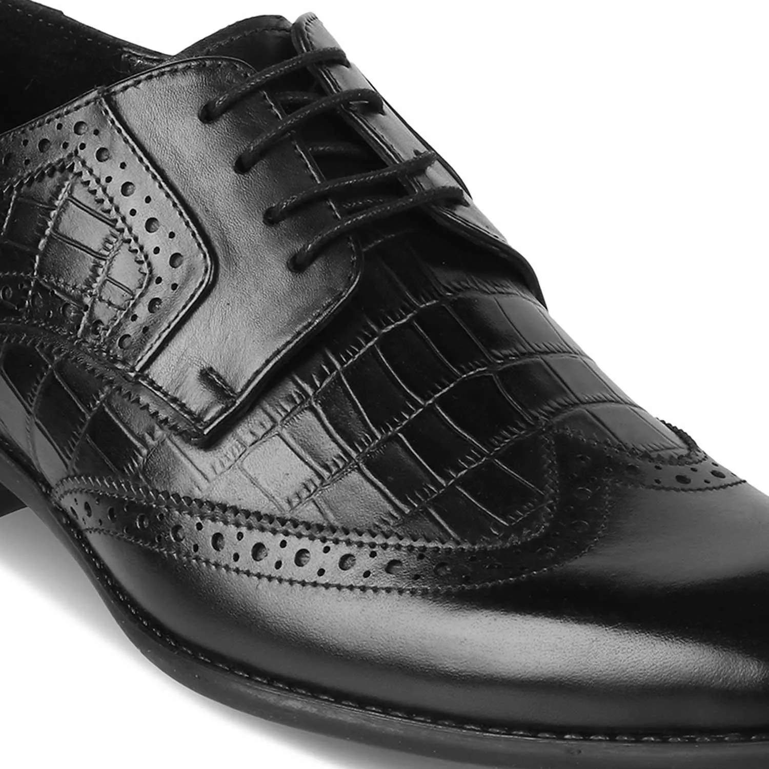 The Broco Black Men's Lace Ups Tresmode