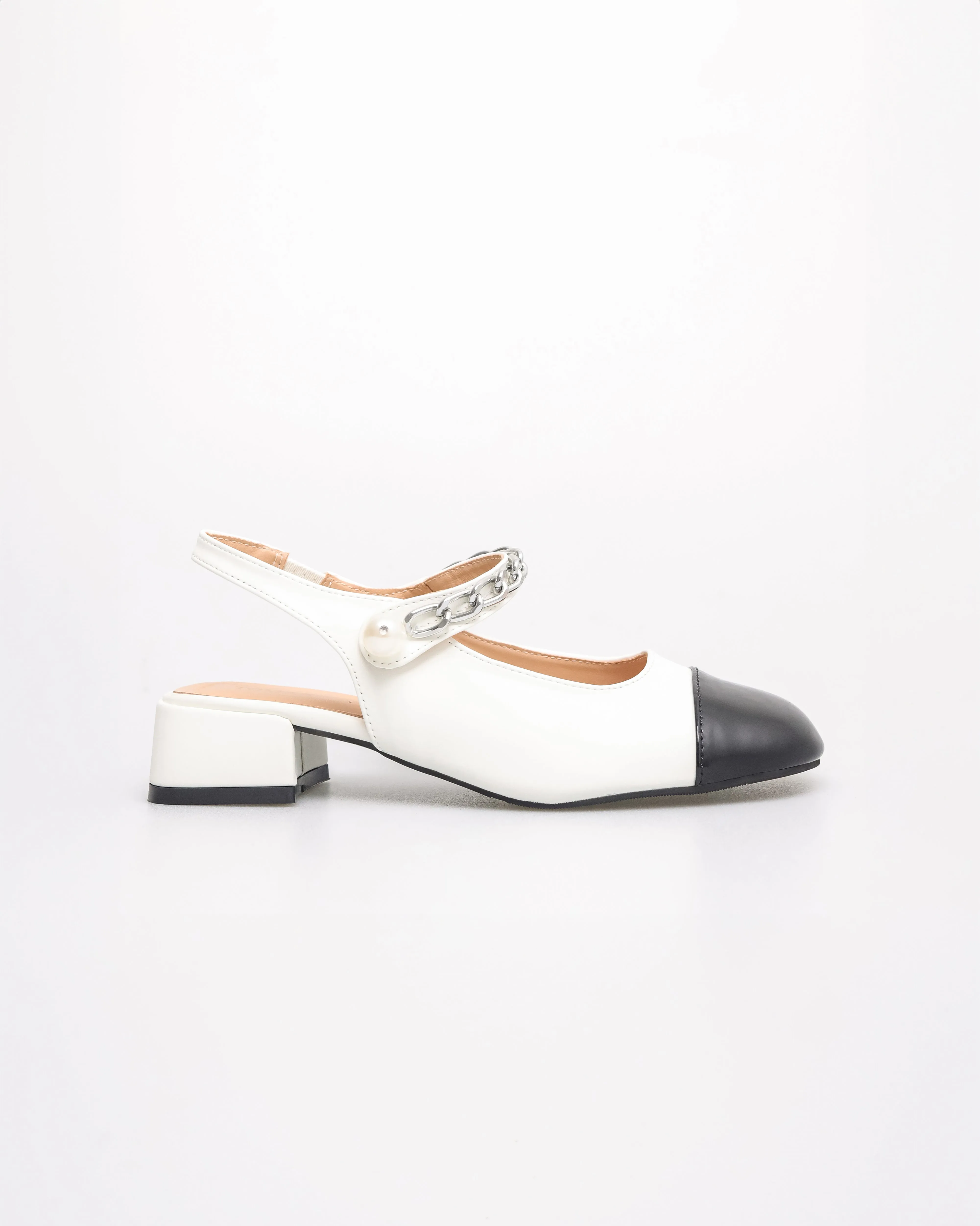 Tomaz FL088 Ladies Ballerina Chain Heels