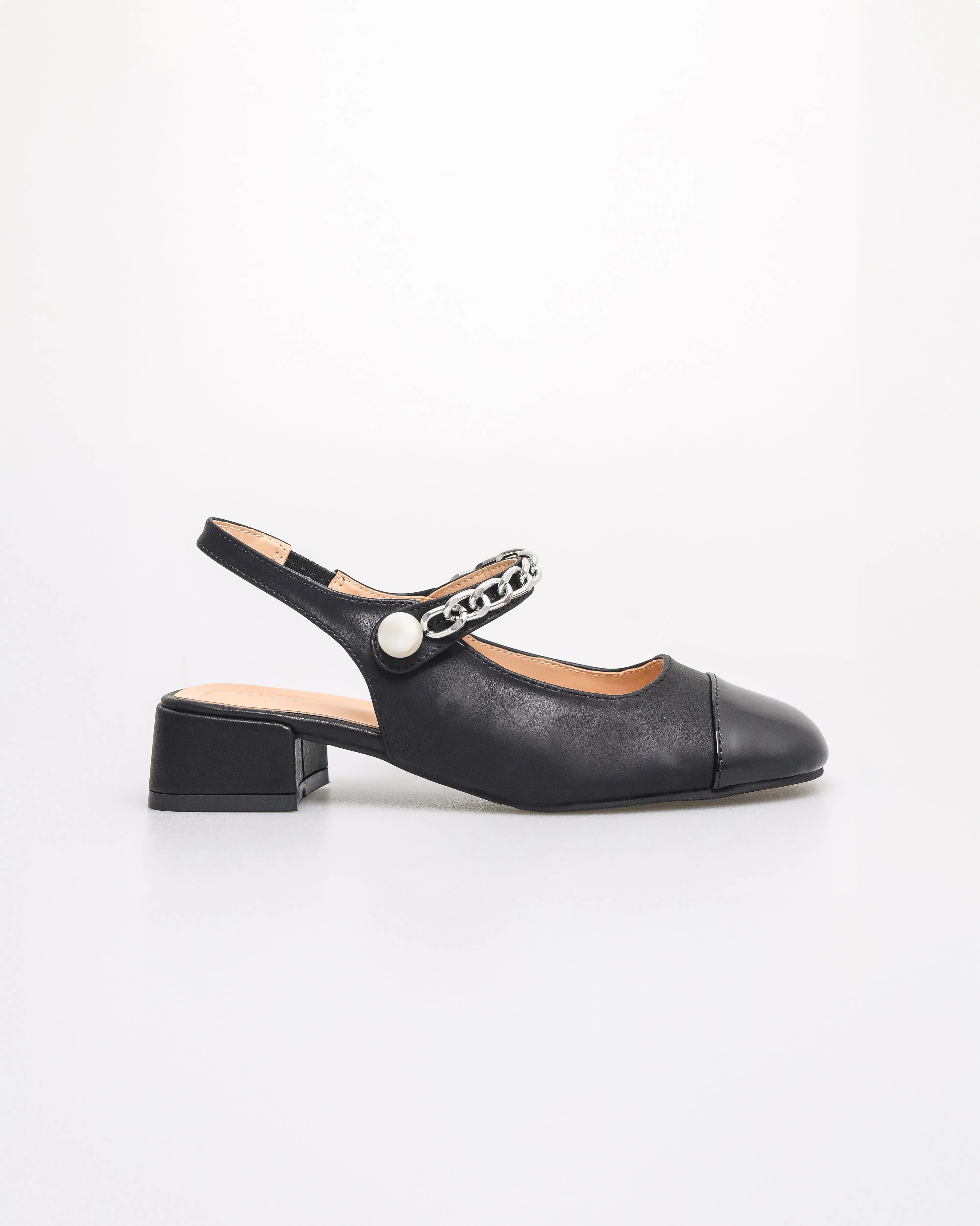 Tomaz FL088 Ladies Ballerina Chain Heels