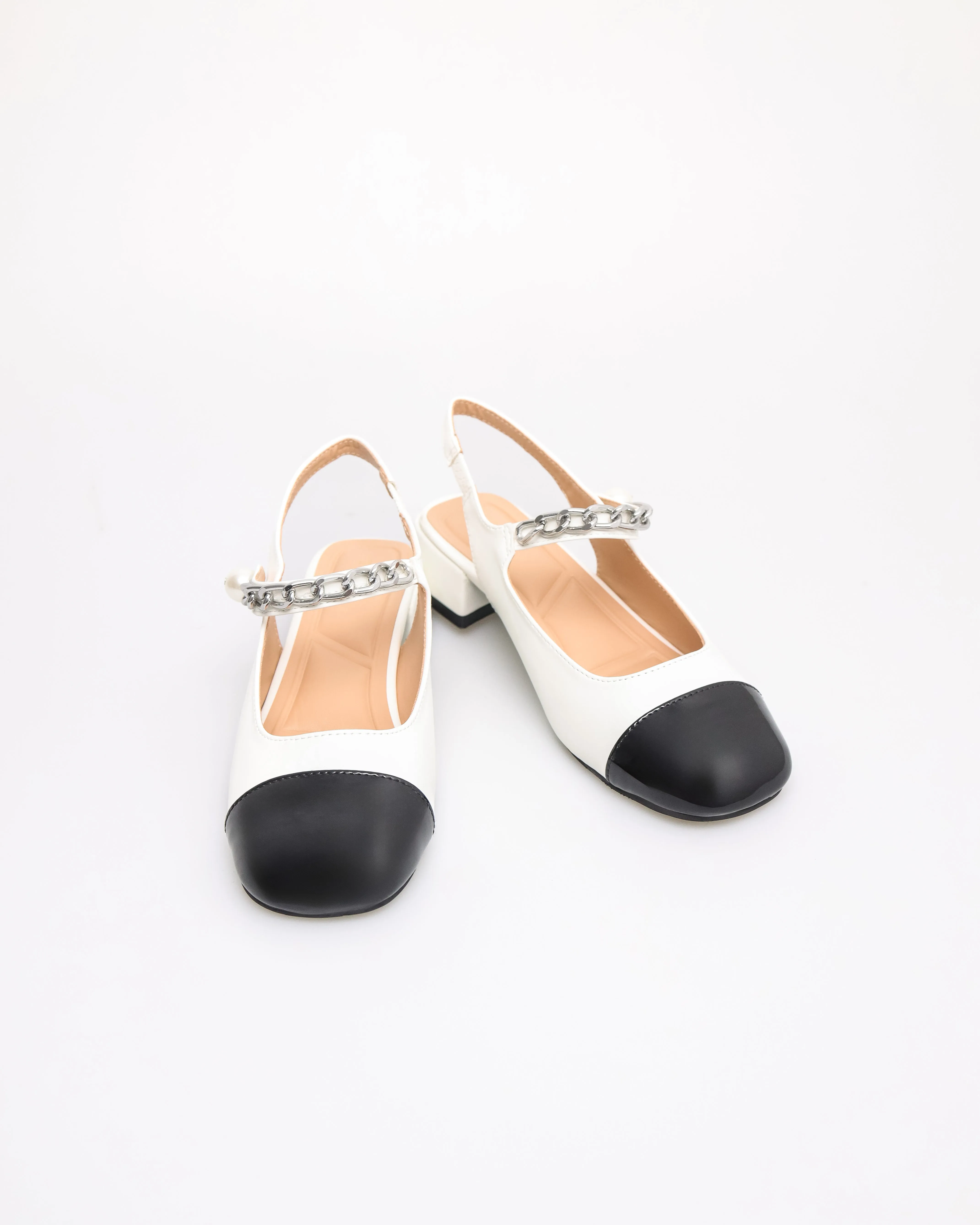 Tomaz FL088 Ladies Ballerina Chain Heels