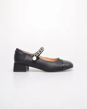 Tomaz FL089 Ladies Mary Jane Pearly Heels
