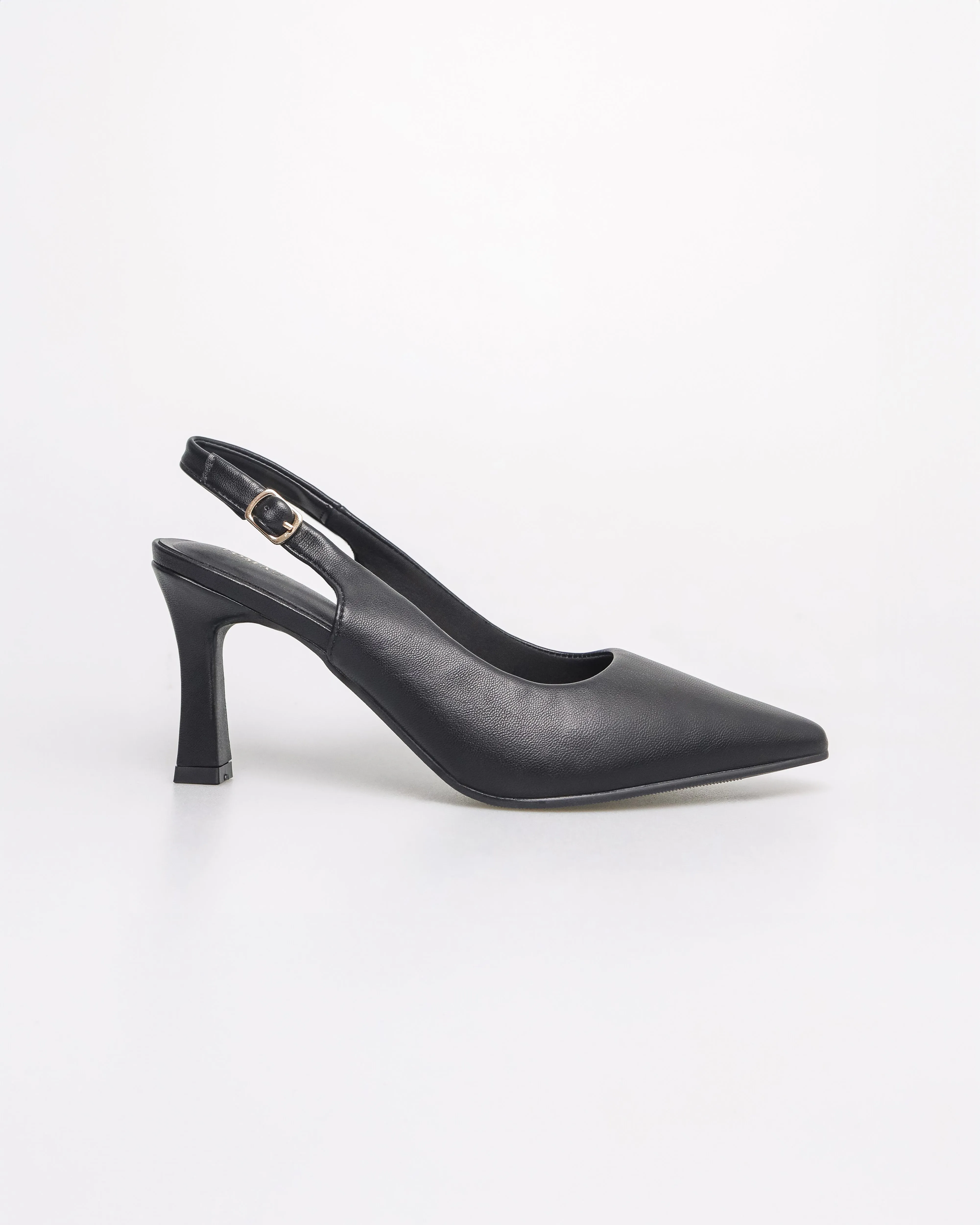 Tomaz NN354 Ladies Pointy Slingback Heels (Black)