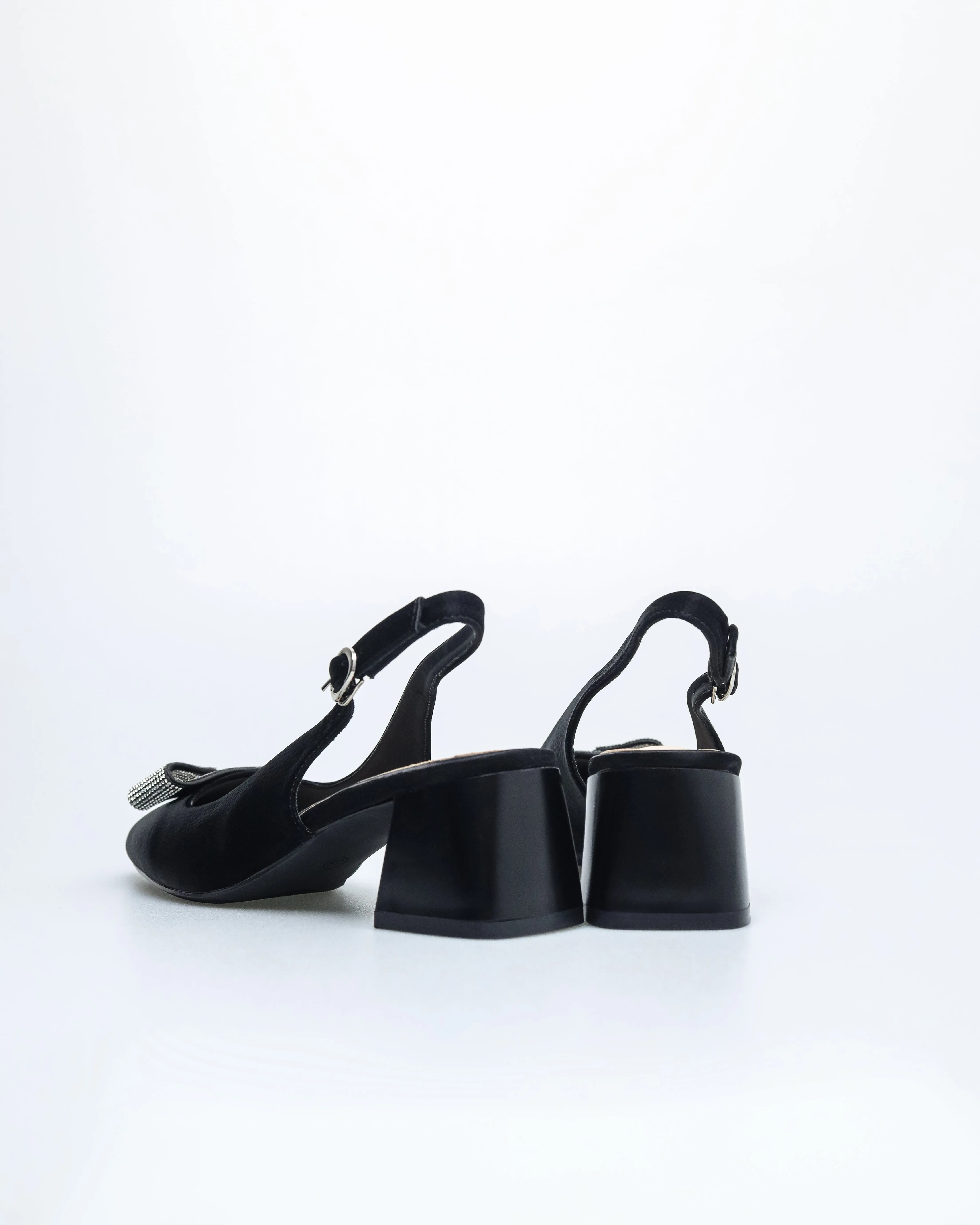 Tomaz NN384 Ladies Folded Glittery Heels
