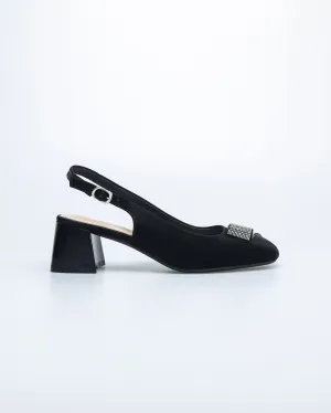 Tomaz NN384 Ladies Folded Glittery Heels
