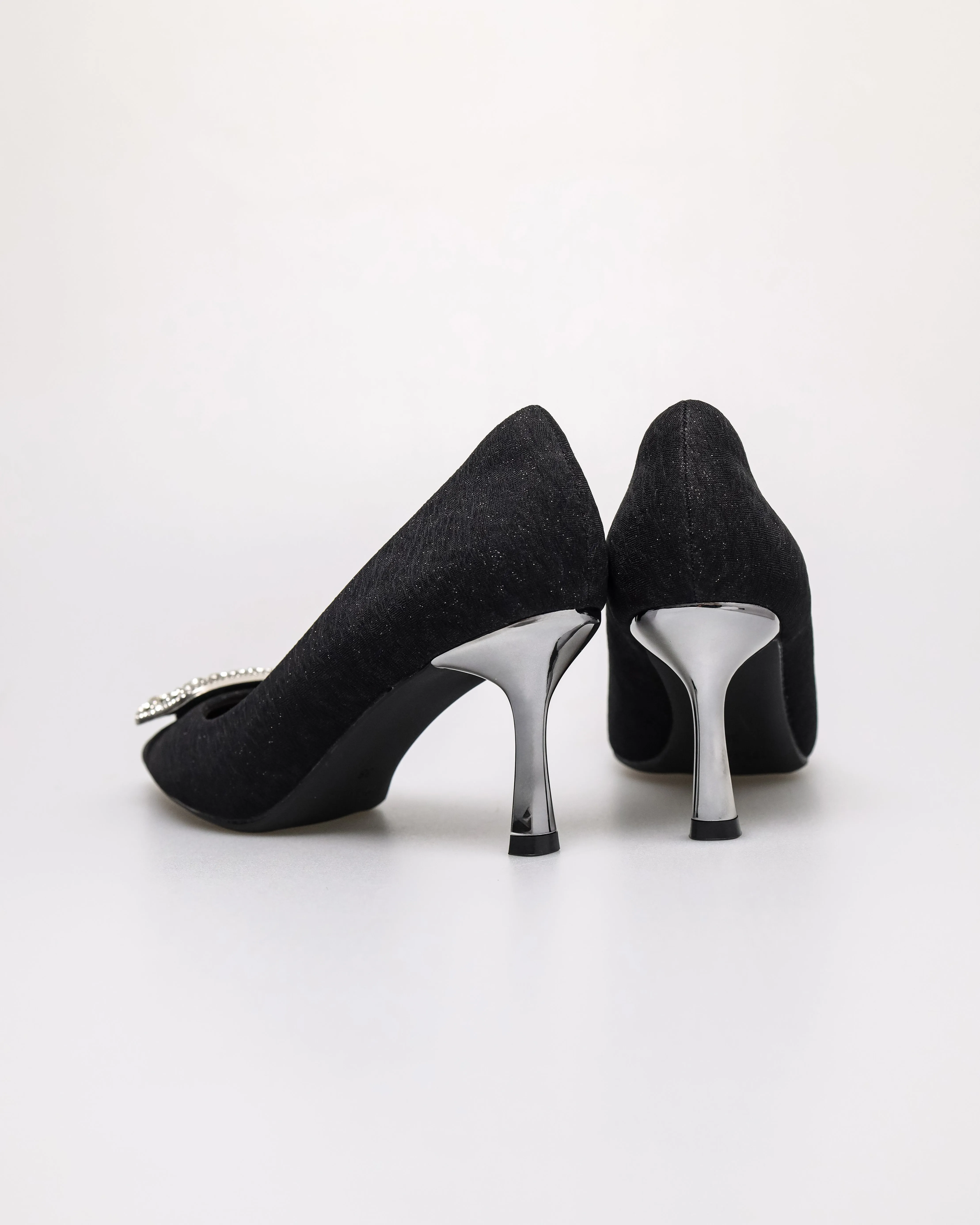 Tomaz NN526 Ladies Glittery Pointy Heels