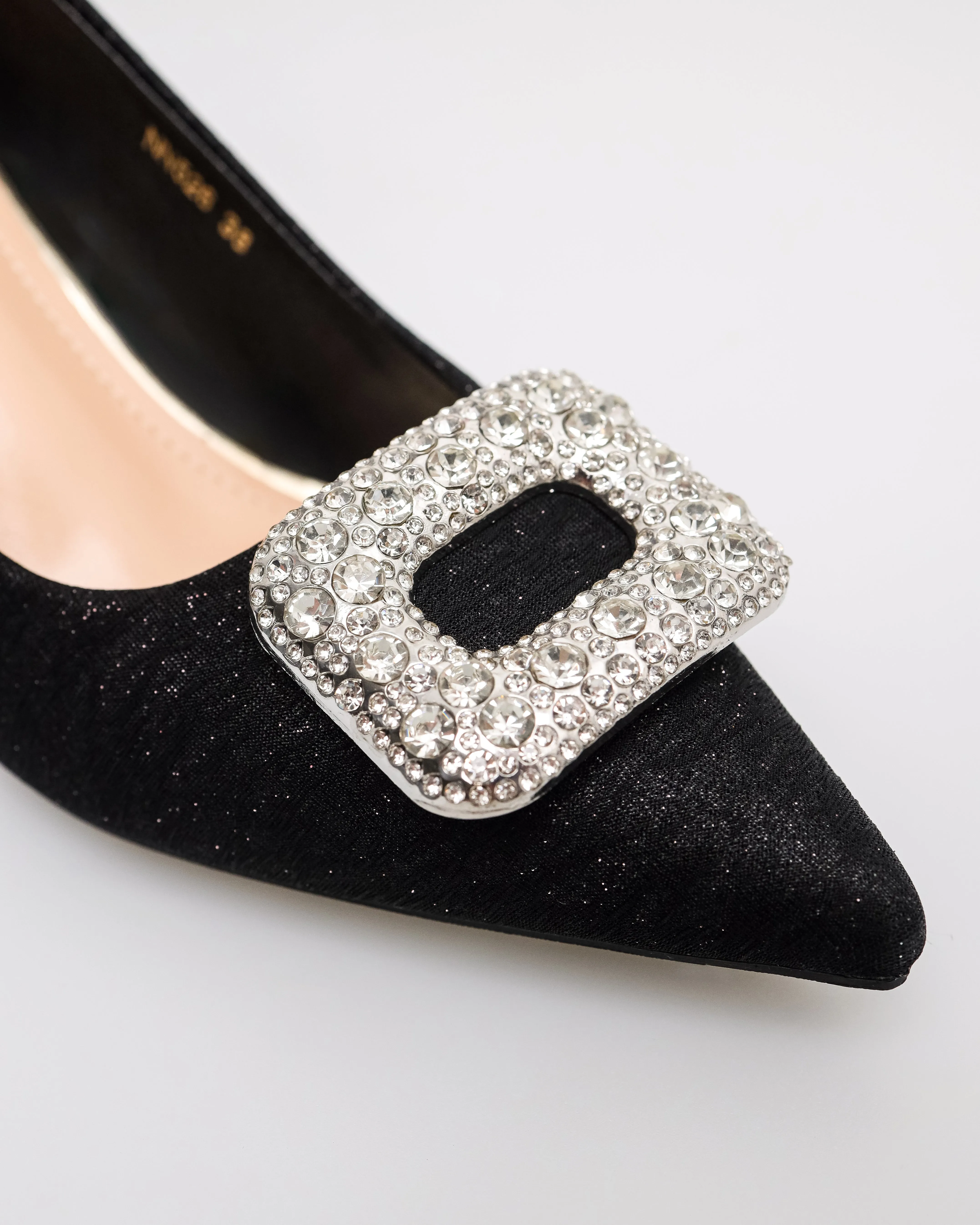 Tomaz NN526 Ladies Glittery Pointy Heels