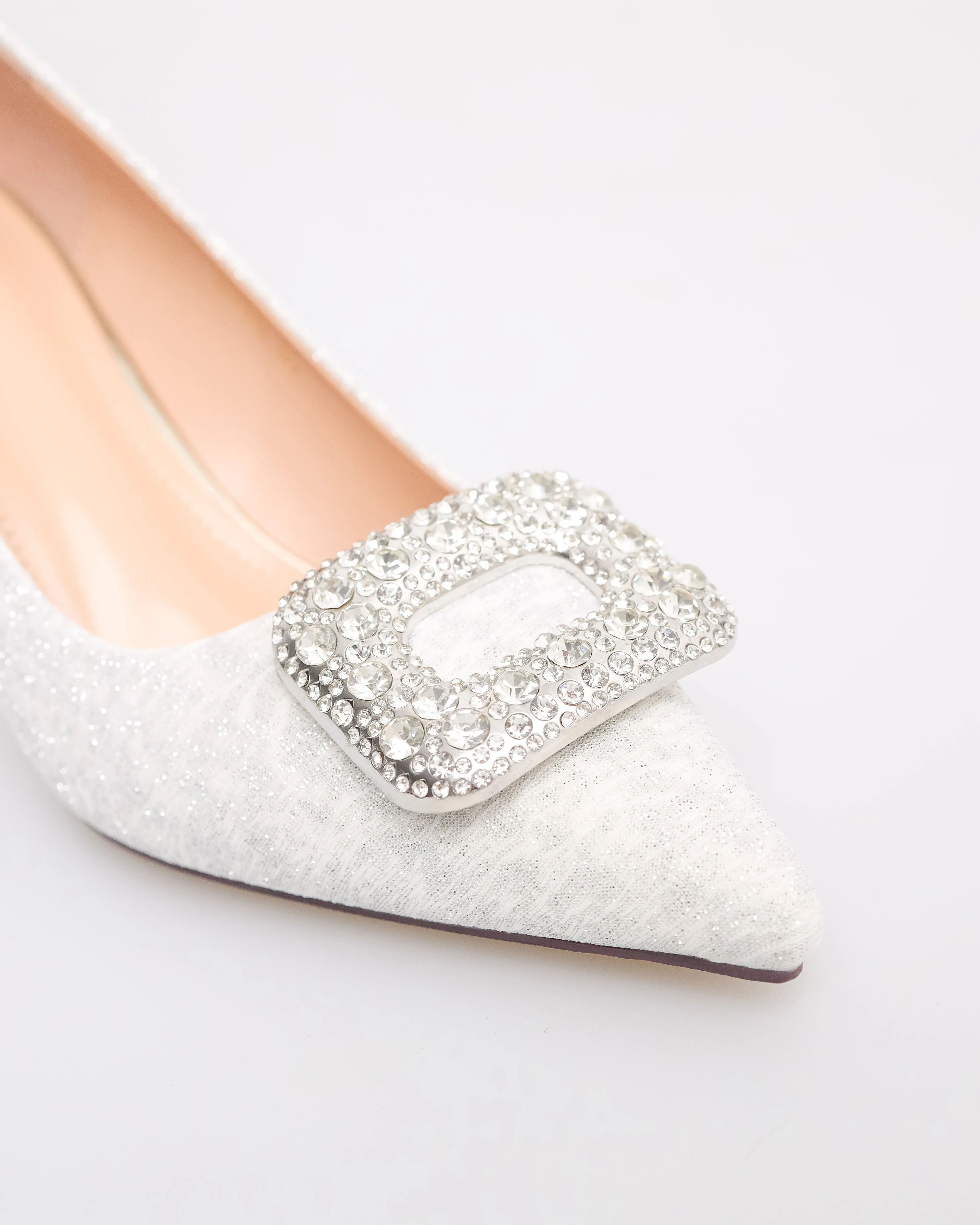 Tomaz NN526 Ladies Glittery Pointy Heels