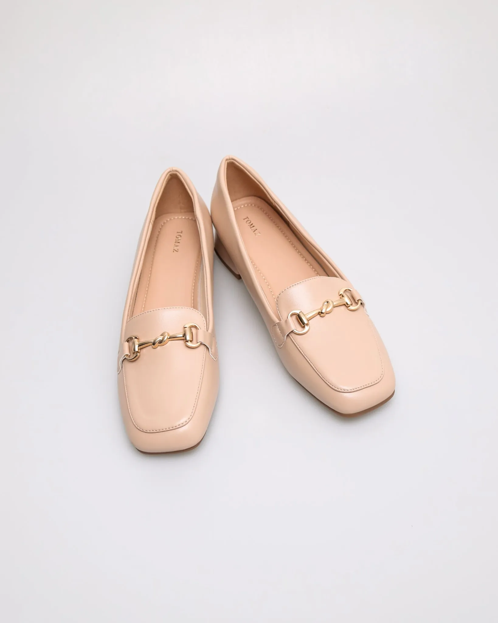 Tomaz NN547 Ladies Twist Horsebit Low Heels