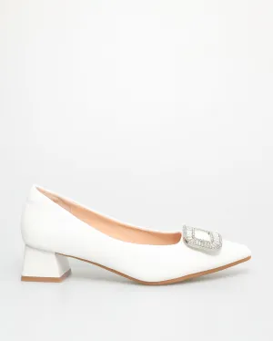 Tomaz YX172 Ladies Pointy Gemstone Heels