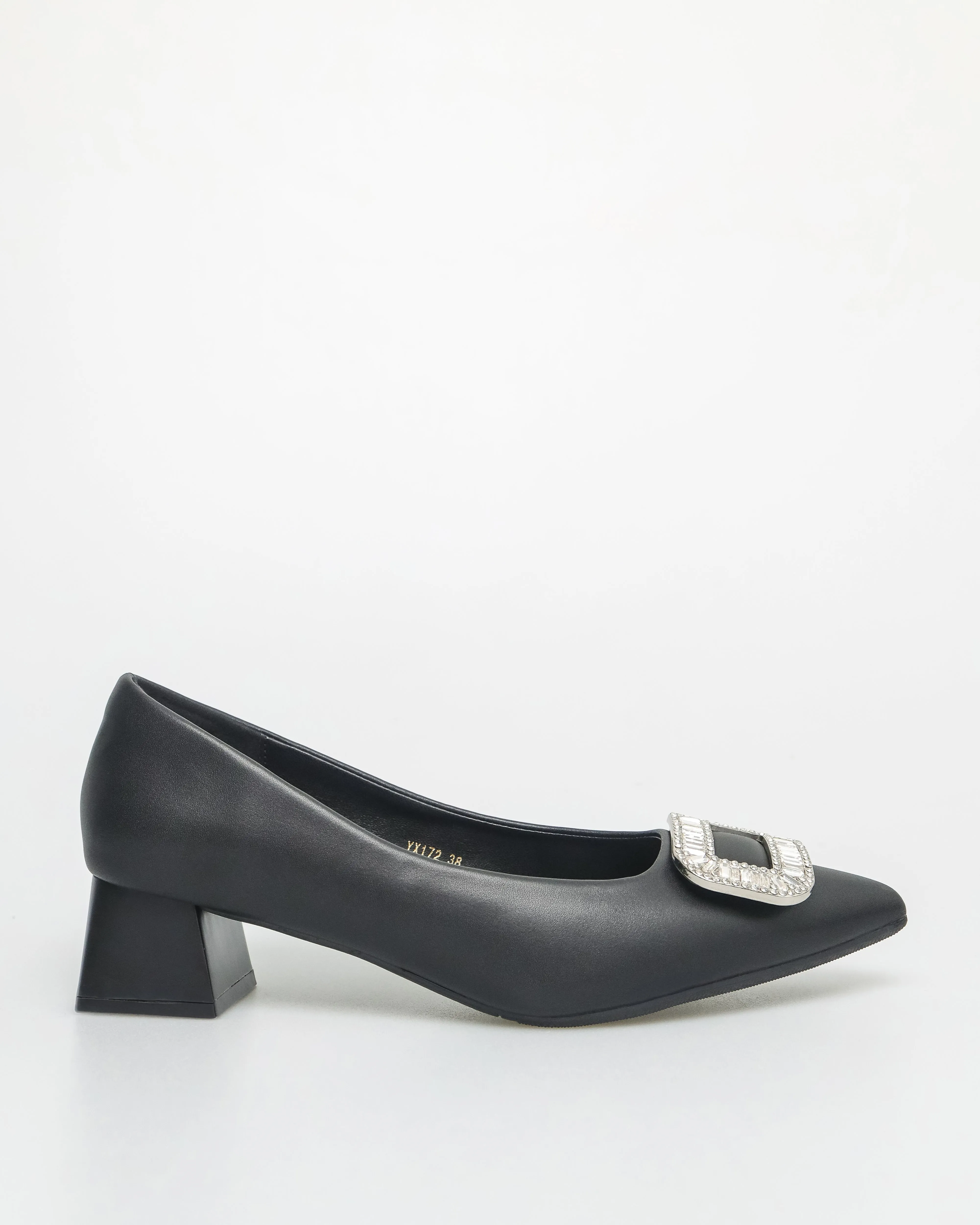 Tomaz YX172 Ladies Pointy Gemstone Heels