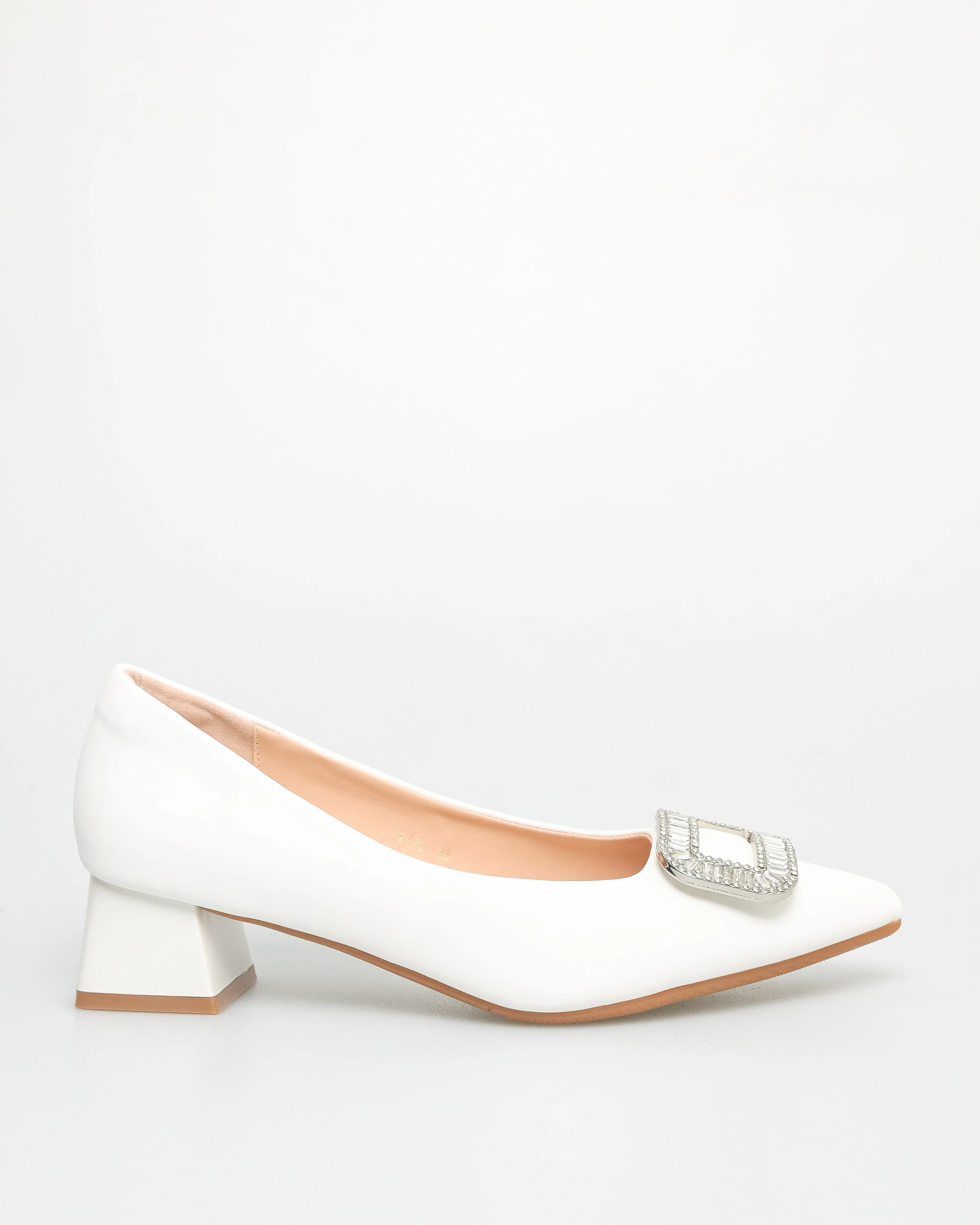 Tomaz YX172 Ladies Pointy Gemstone Heels