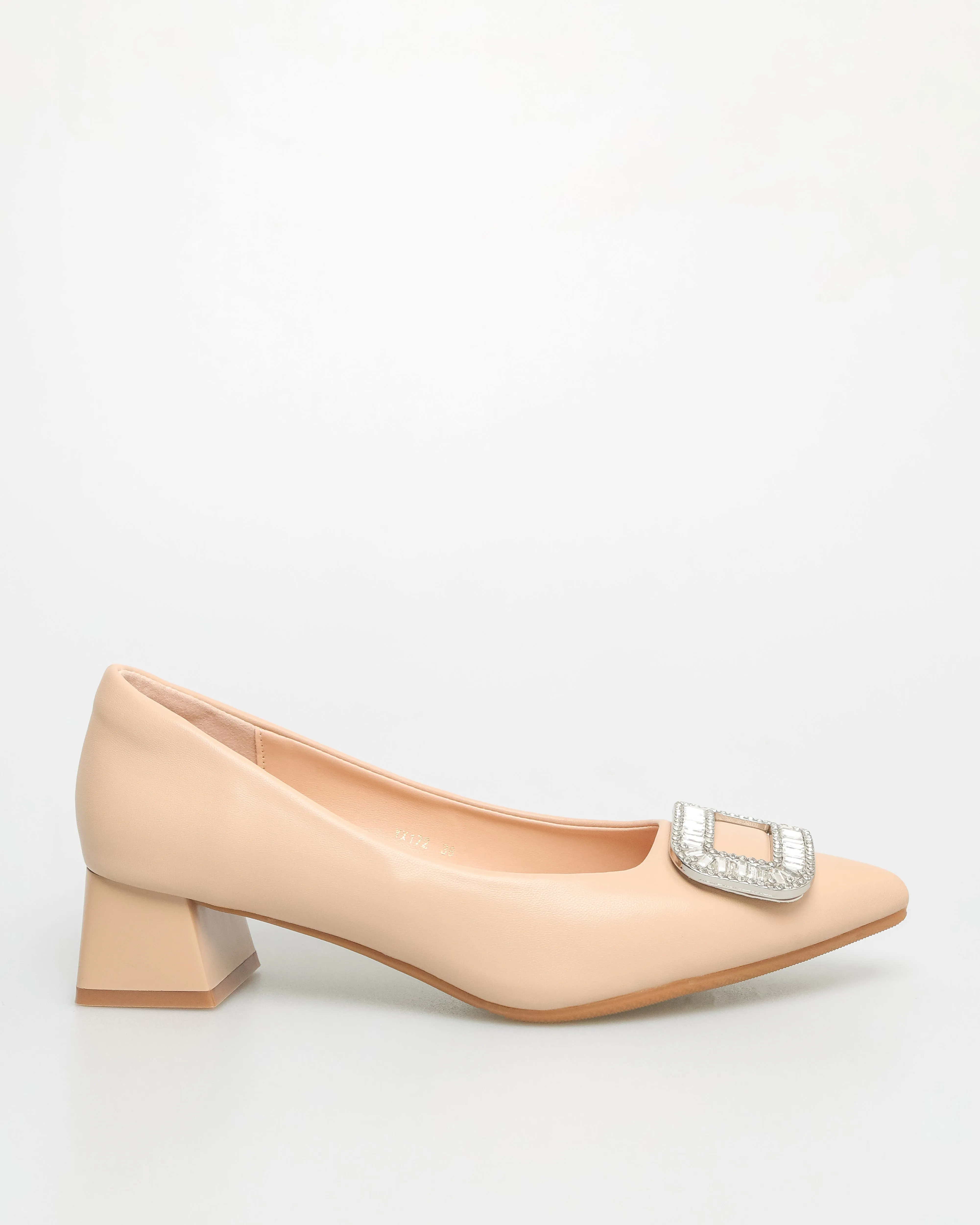 Tomaz YX172 Ladies Pointy Gemstone Heels