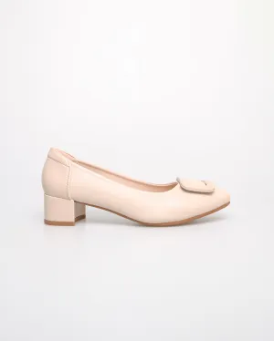 Tomaz YX177 Ladies Squared Buckle Heels