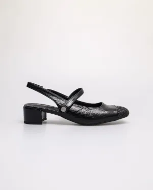 Tomaz YX239 Ladies Glitter Toe Heels
