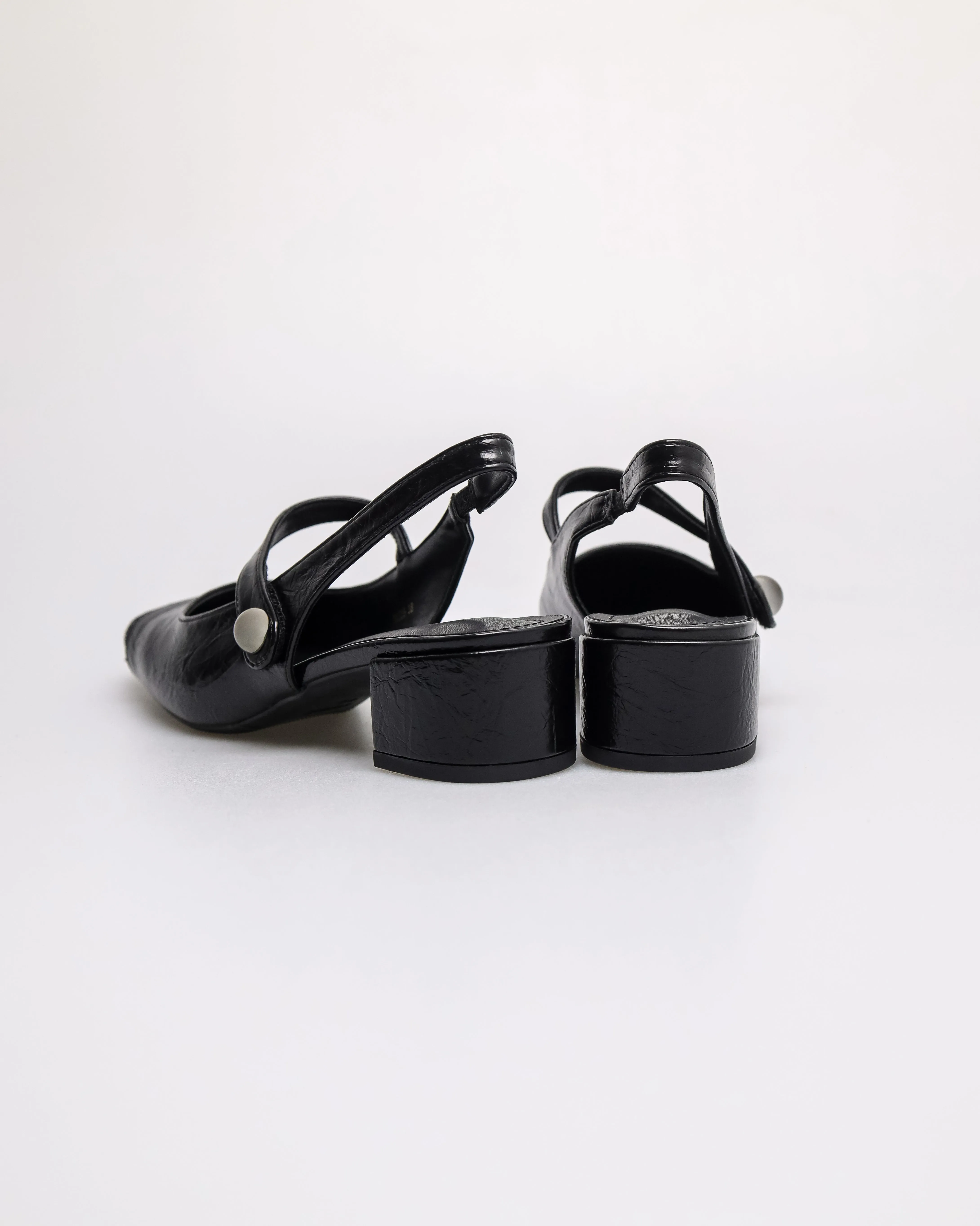 Tomaz YX239 Ladies Glitter Toe Heels