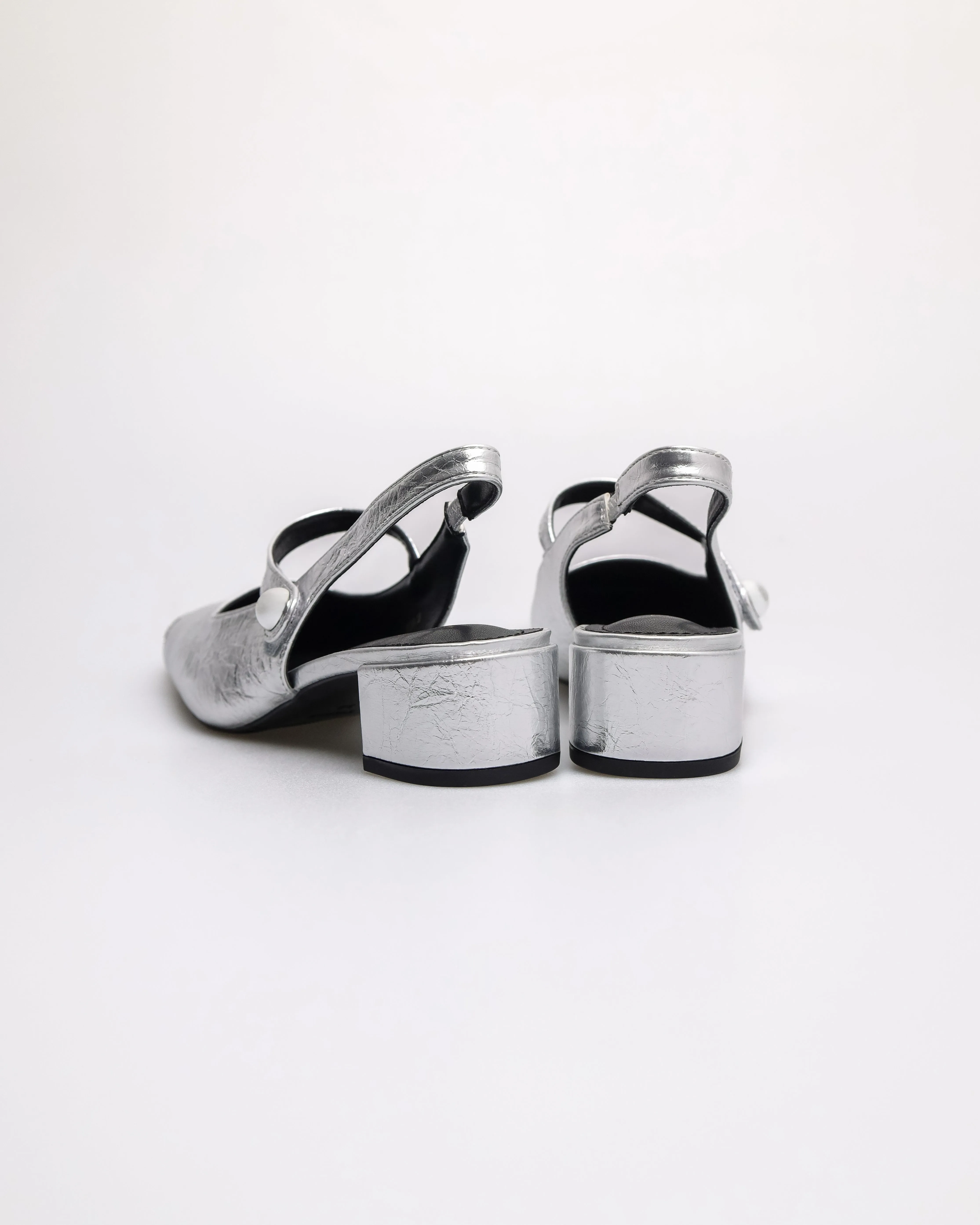 Tomaz YX239 Ladies Glitter Toe Heels