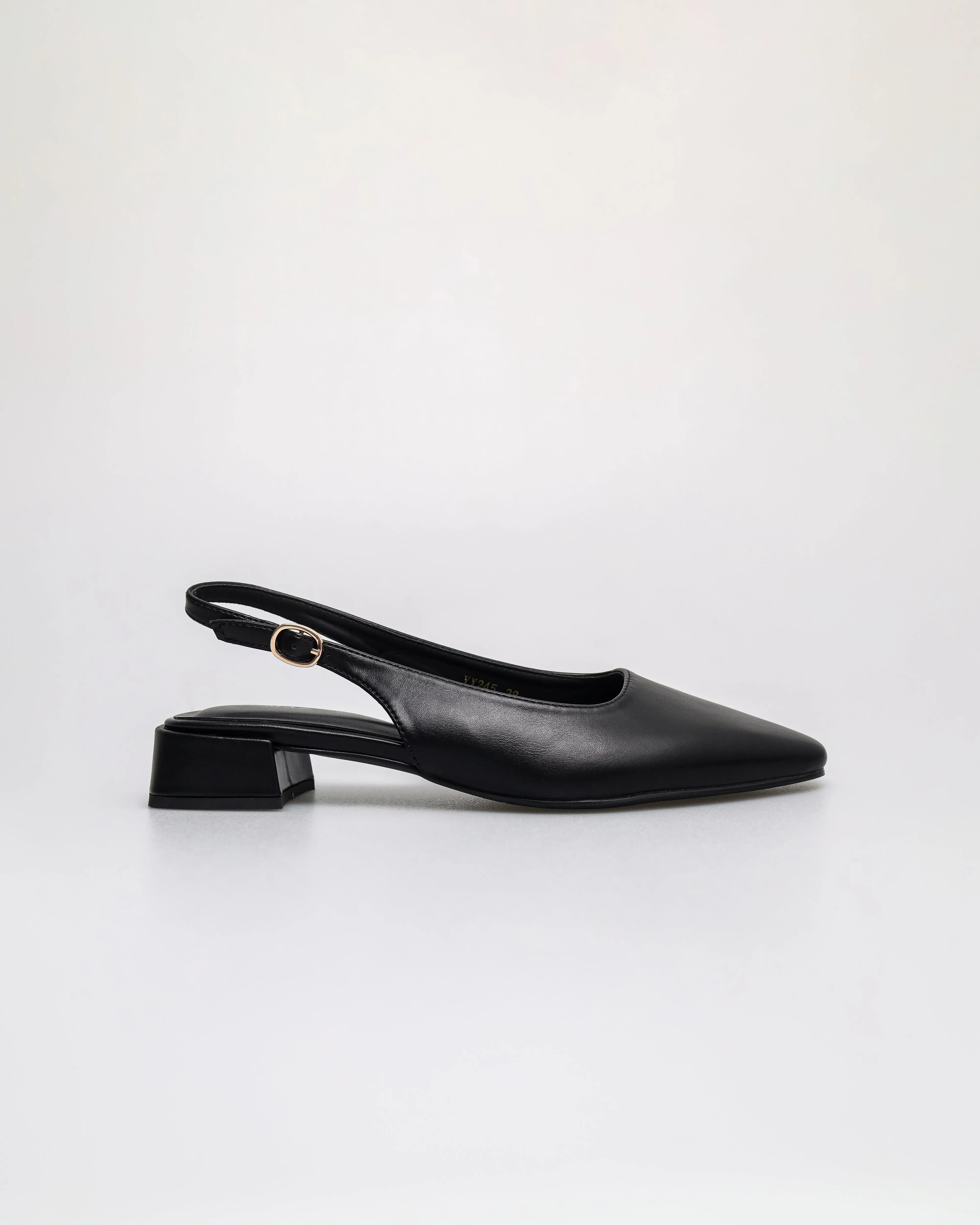 Tomaz YX245 Ladies Golden Buckle Slingback