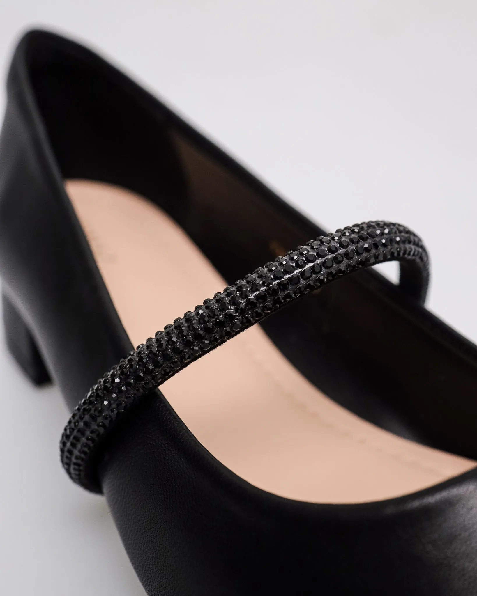 Tomaz YX248 Ladies Glitter Noir Heels